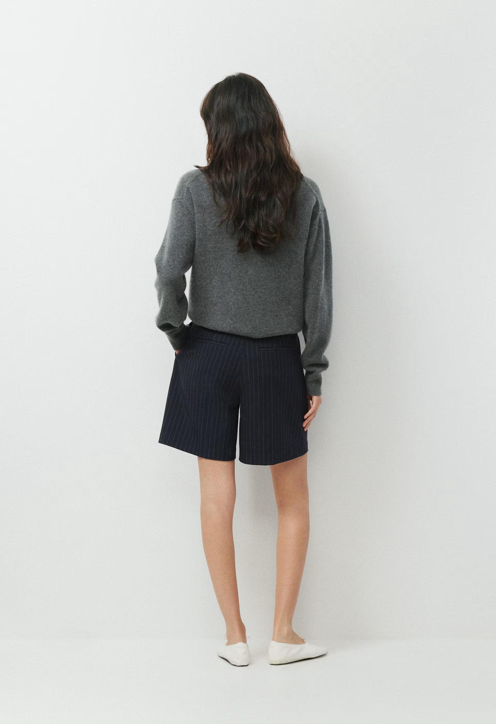 The Effortless Short™ Long - BLK STRP DK NT NVY/GRY