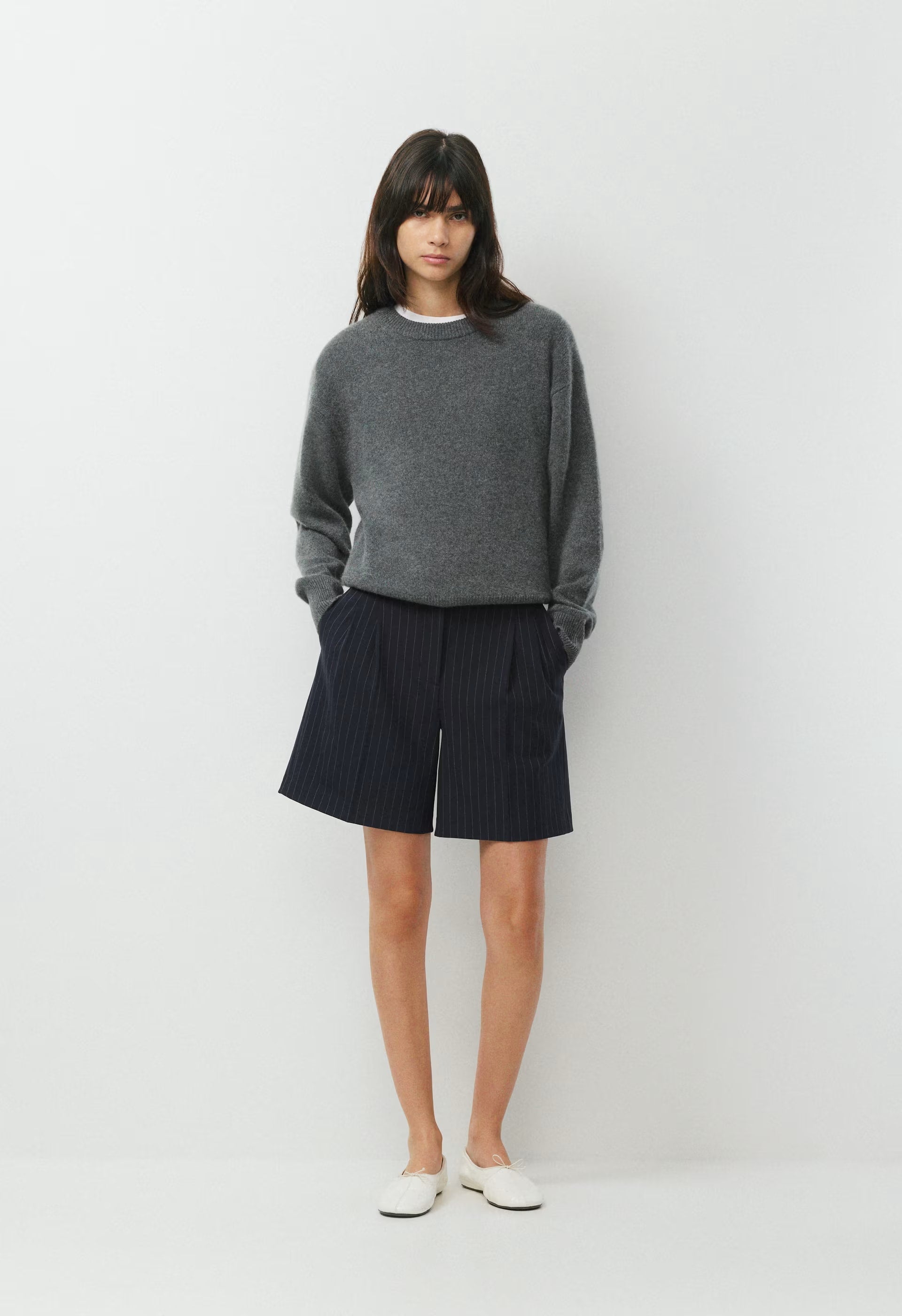 The Effortless Short™ Long - BLK STRP DK NT NVY/GRY