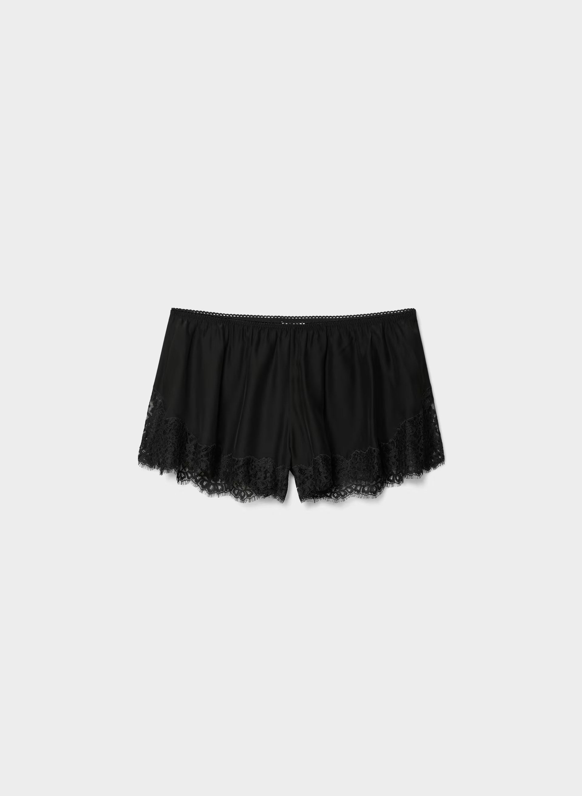 Liana Silk Short - BLACK/BLACK