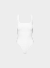 Original Contour Pursue Squareneck Bodysuit - BRIGHT WHITE