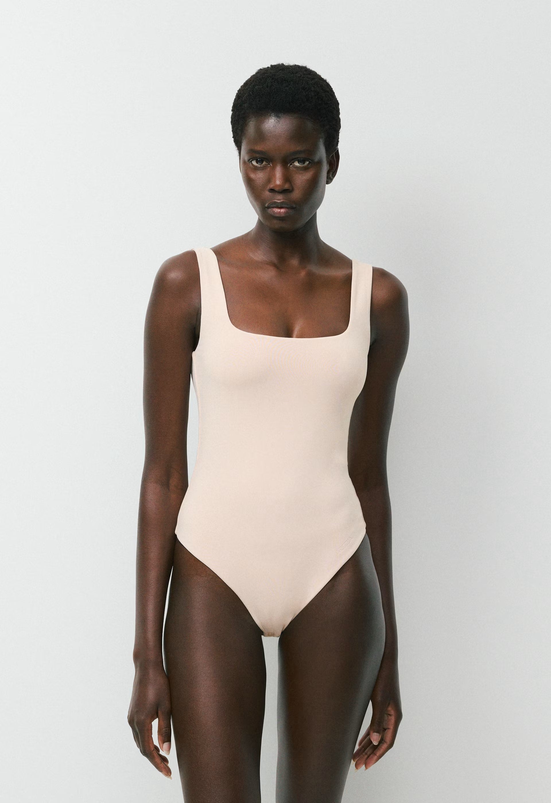 Original Contour Pursue Squareneck Bodysuit - BRIGHT WHITE