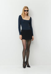 Original Contour Headway Squareneck Bodysuit - ADMIRAL