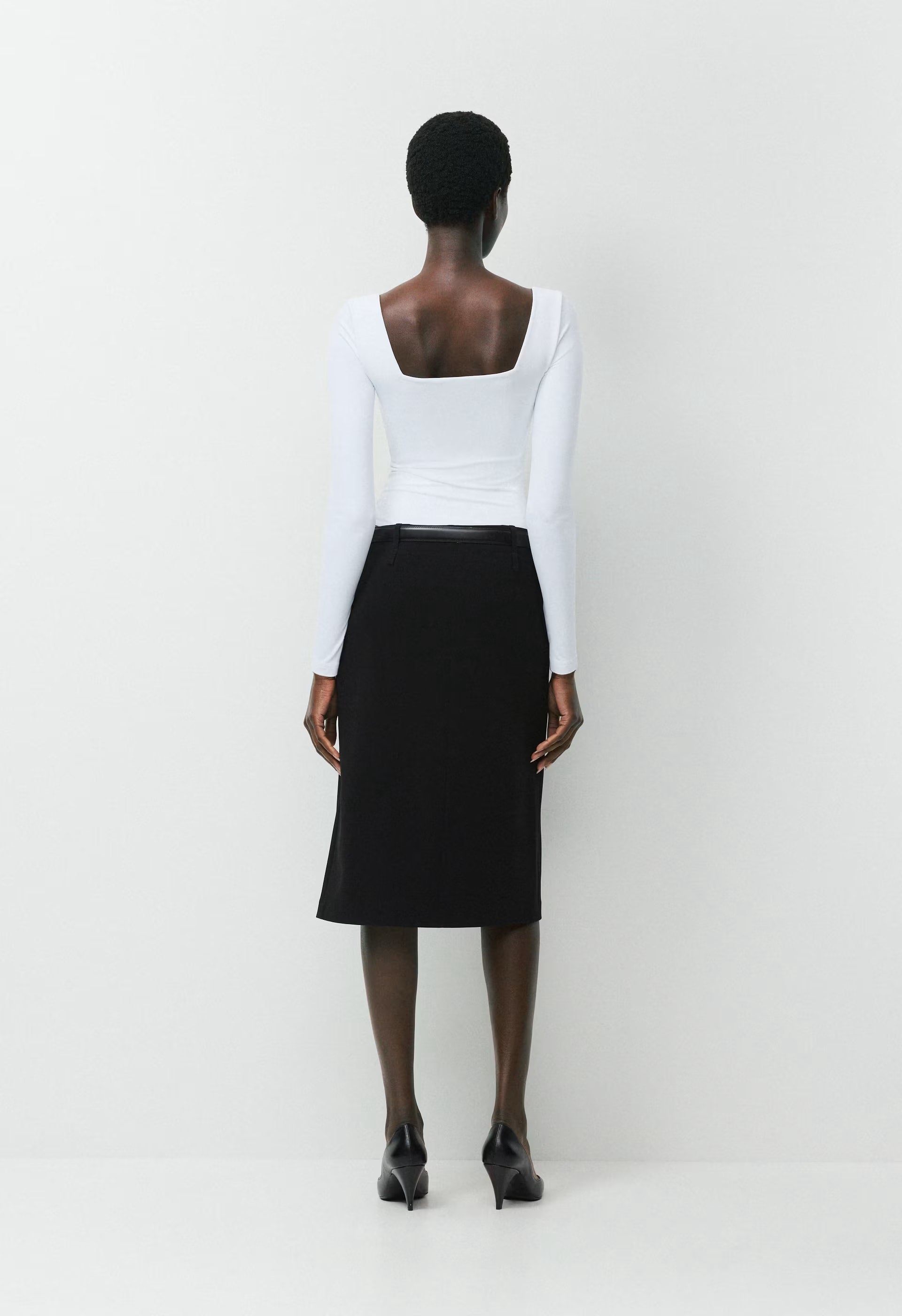 Original Contour Headway Squareneck Bodysuit - BRIGHT WHITE