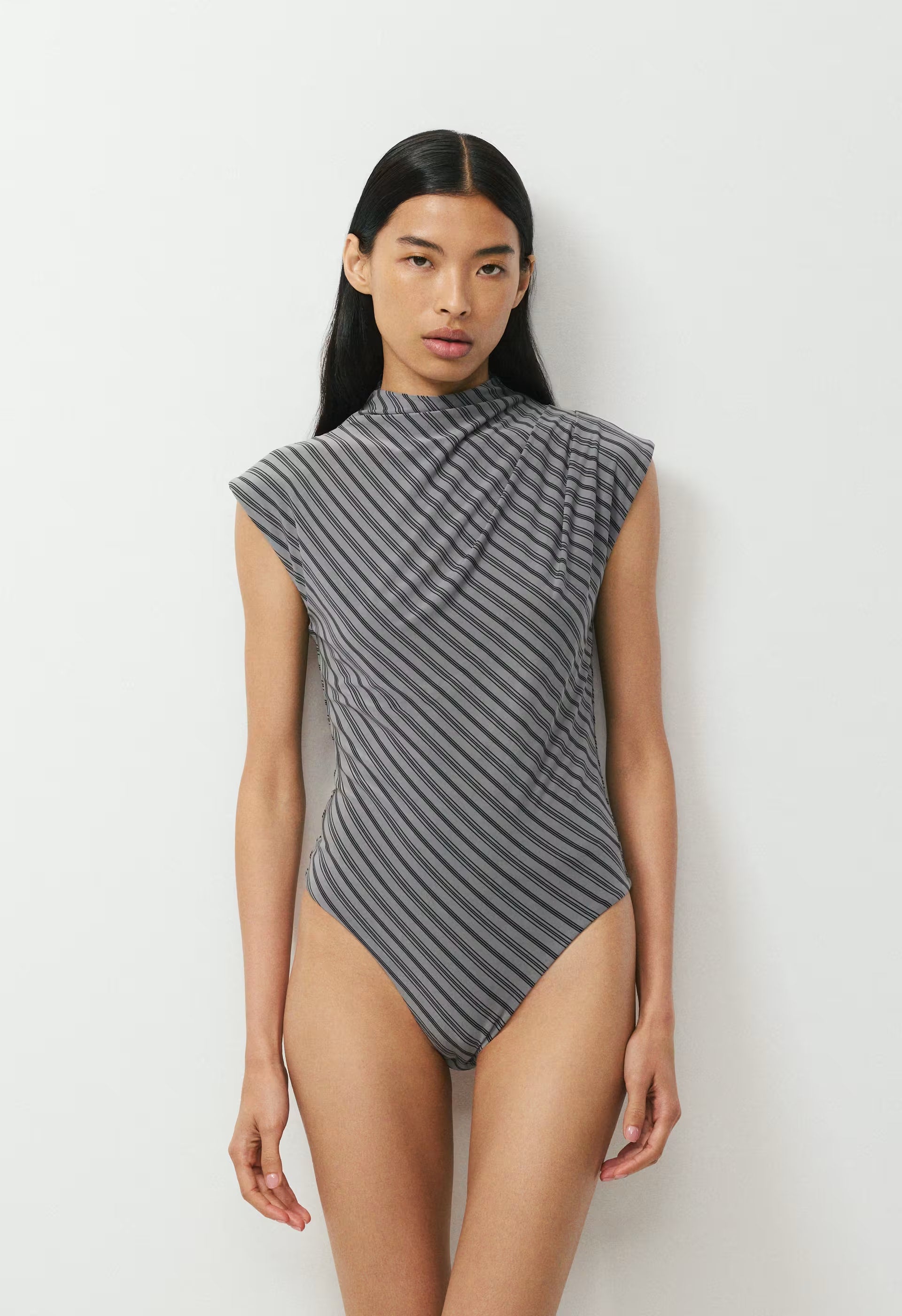 Smooth Matter™ Palladium Bodysuit - DARK GREY/BLACK