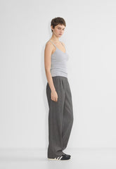 HomeStretch™ Rib Minded Cami Tank - HEATHER CHROME