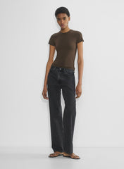 Smooth Seamless Willow T-Shirt - RICH MOCHA BROWN
