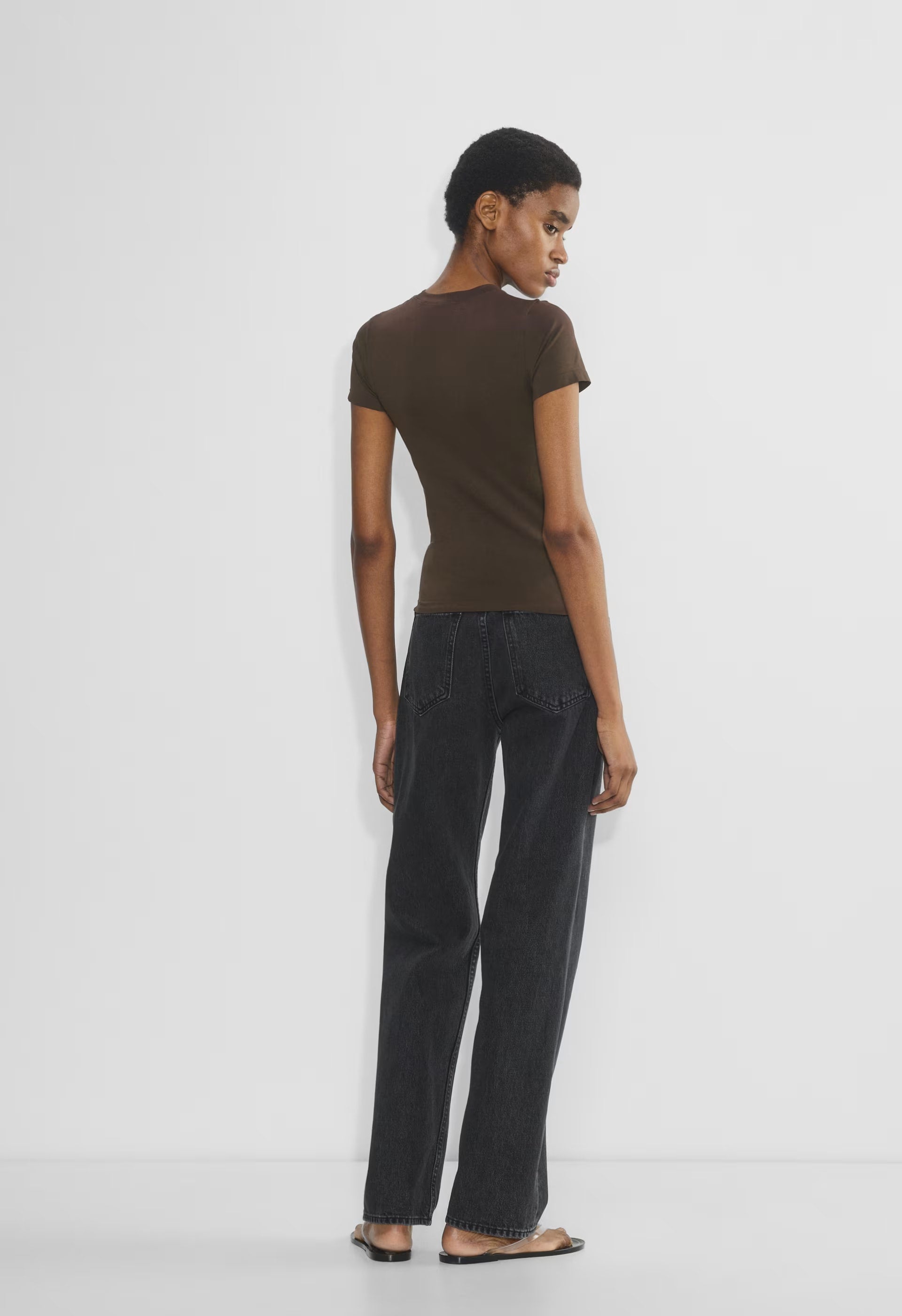 Smooth Seamless Willow T-Shirt - RICH MOCHA BROWN