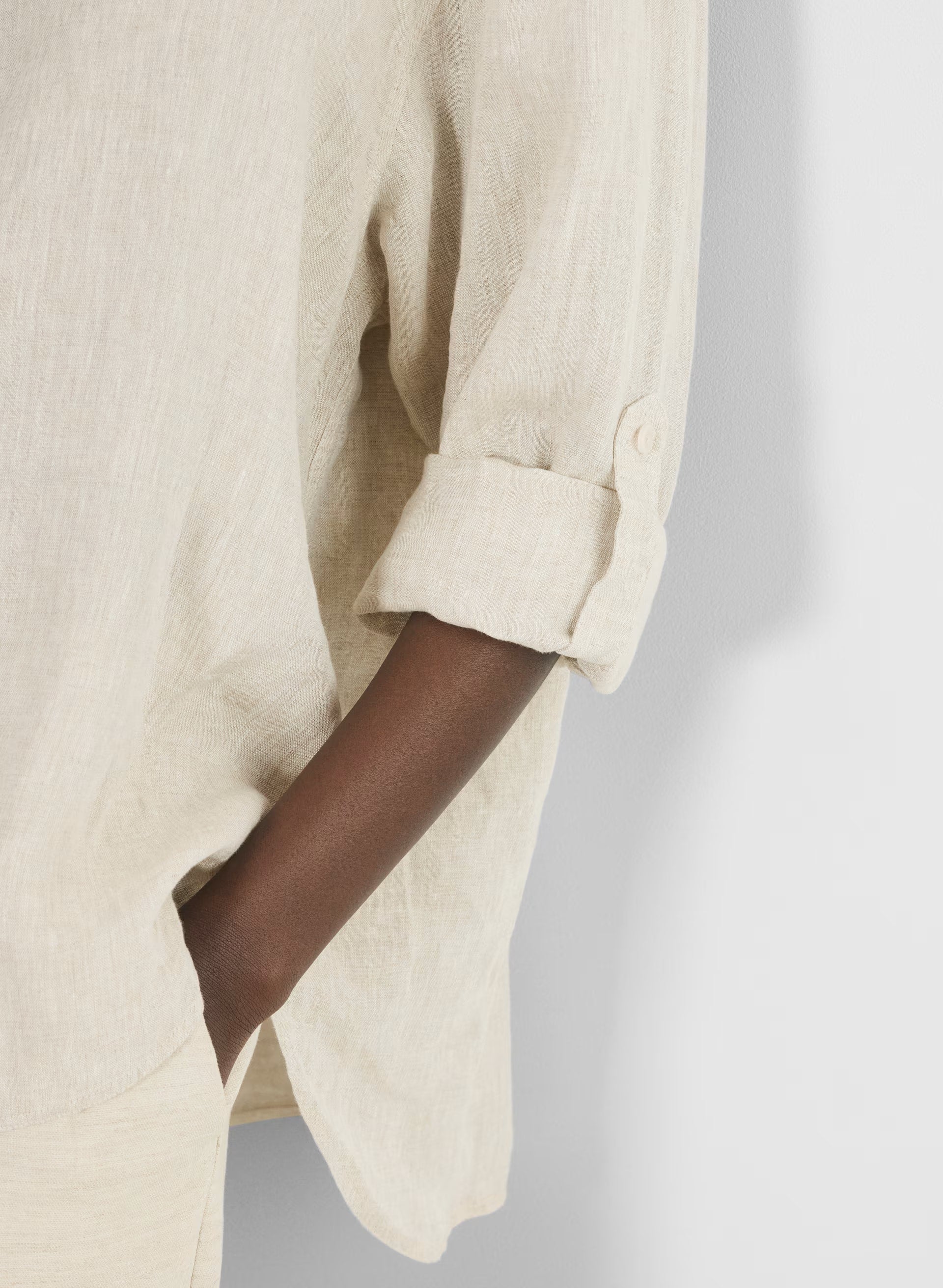Archive Linen Shirt - NATURAL ECRU