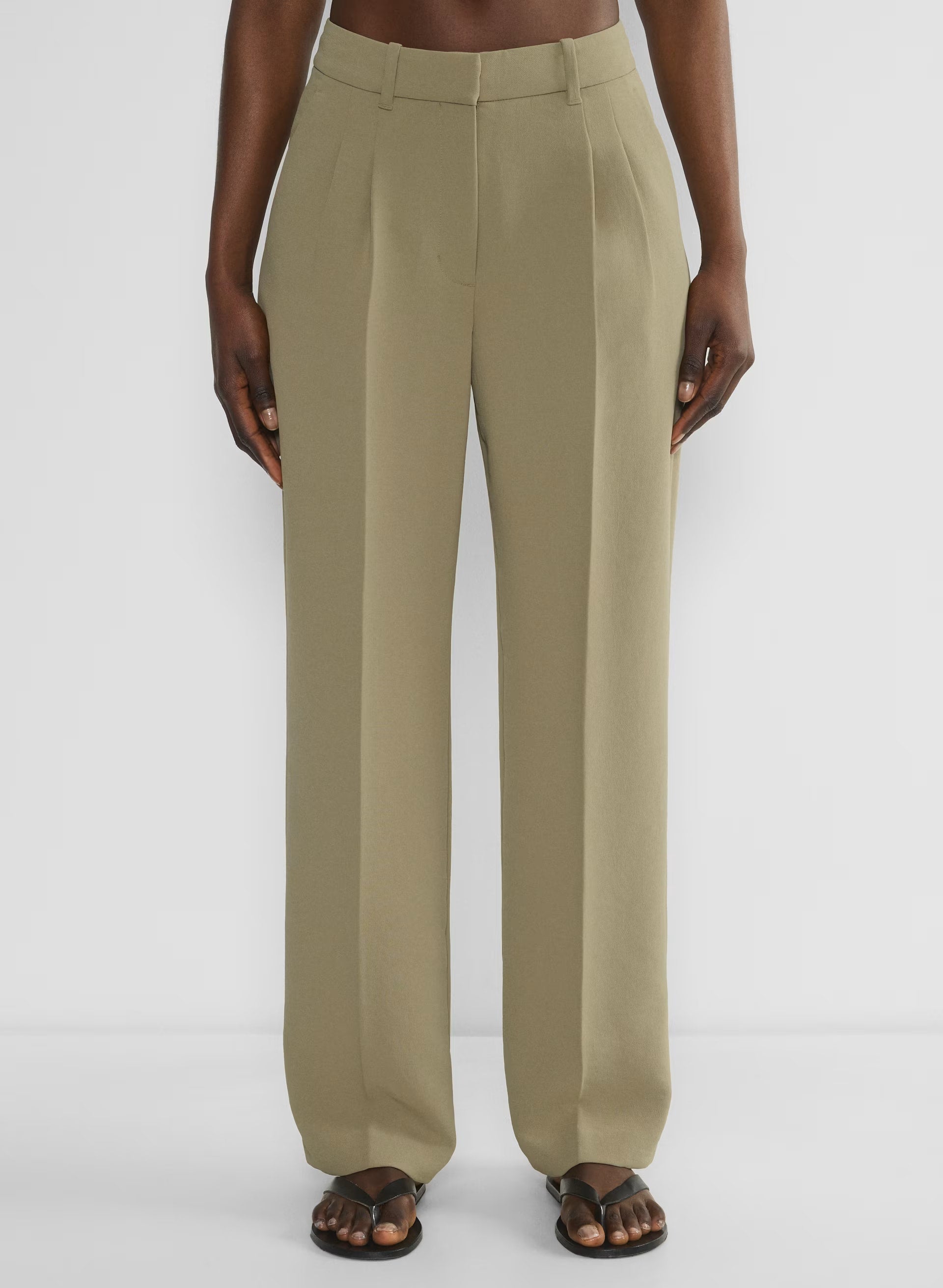 The Effortless Pant™ Curve-Fit - Crepette™ - SUNDRIED OLIVE