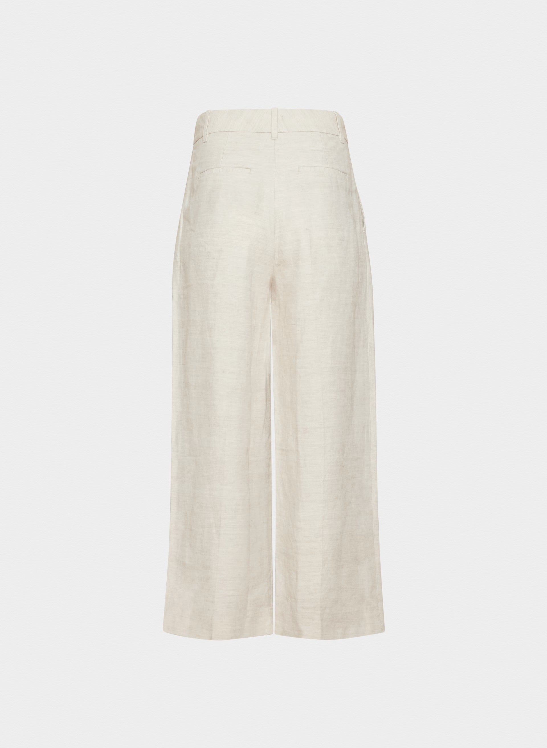 The Effortless Pant™ Cropped - CruiseLinen™ - NATURAL ECRU