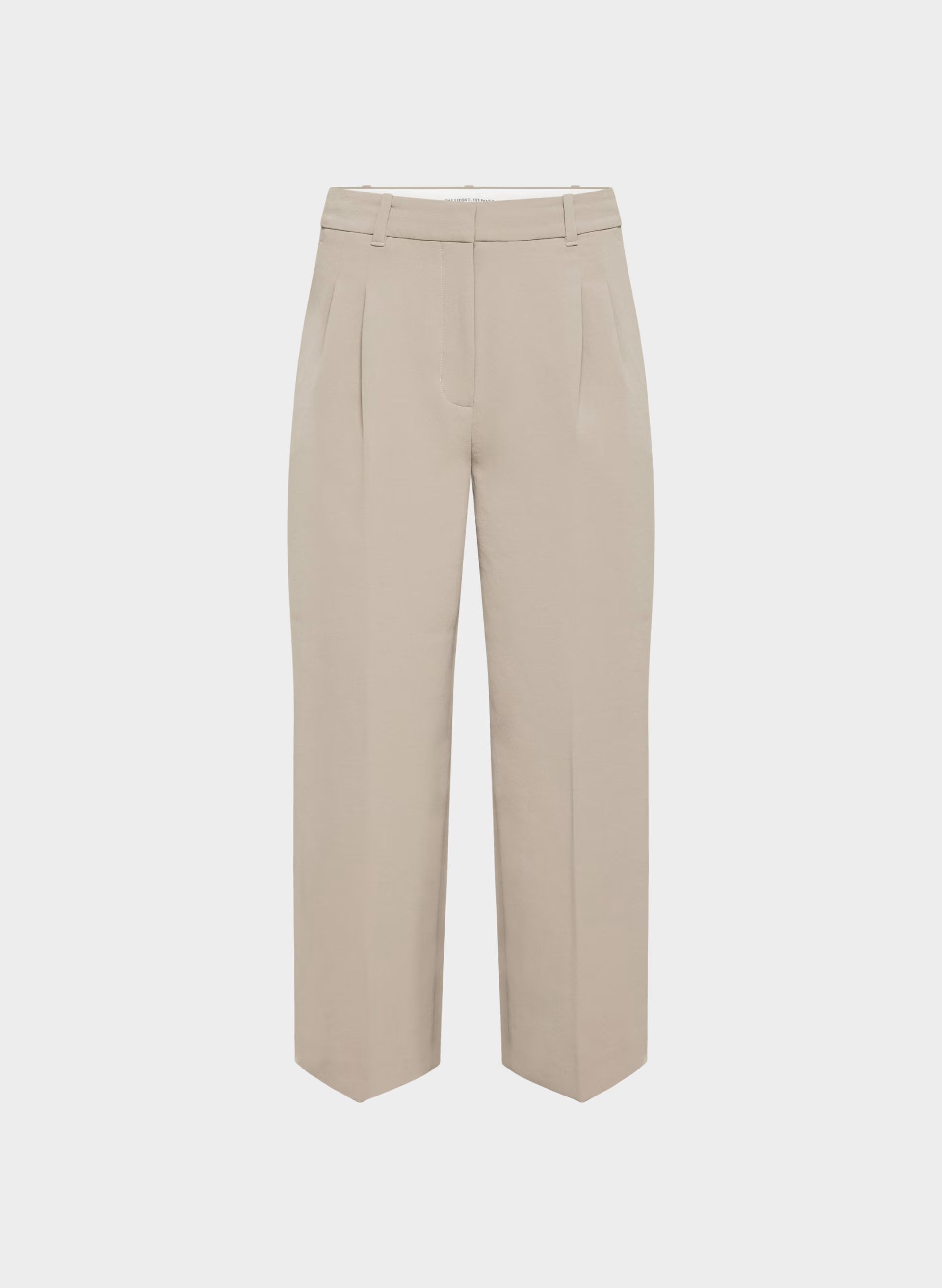 The Effortless Pant™ Cropped - Crepette™ - NOMAD TAUPE