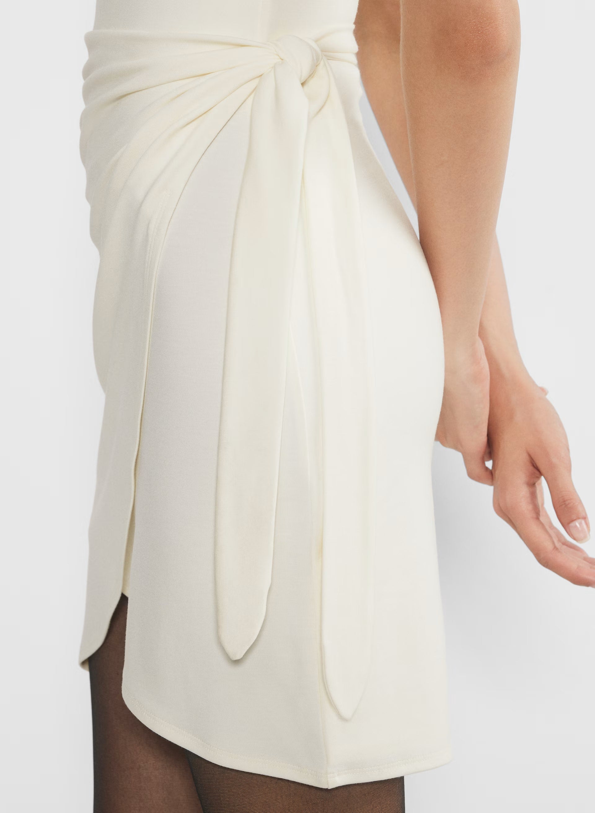 Saturn Mini Dress - LIGHT BIRCH