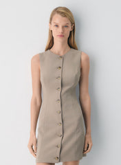 Regal Dress - Crepette™ - NOMAD TAUPE
