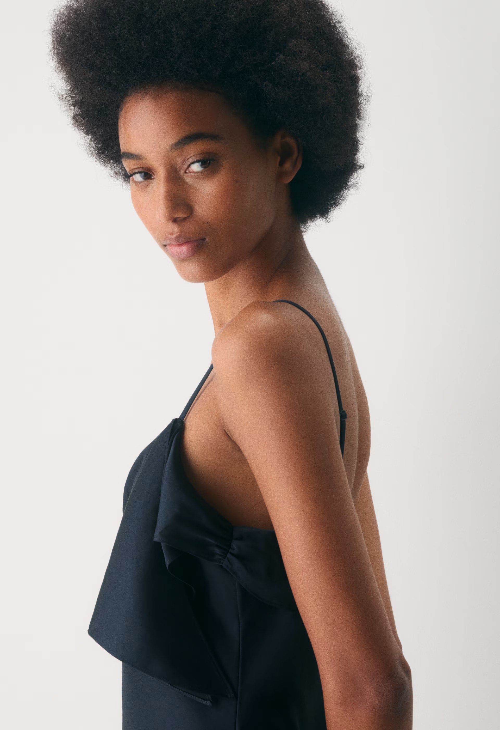 Cannelle Satin Dress - DARK NIGHT NAVY