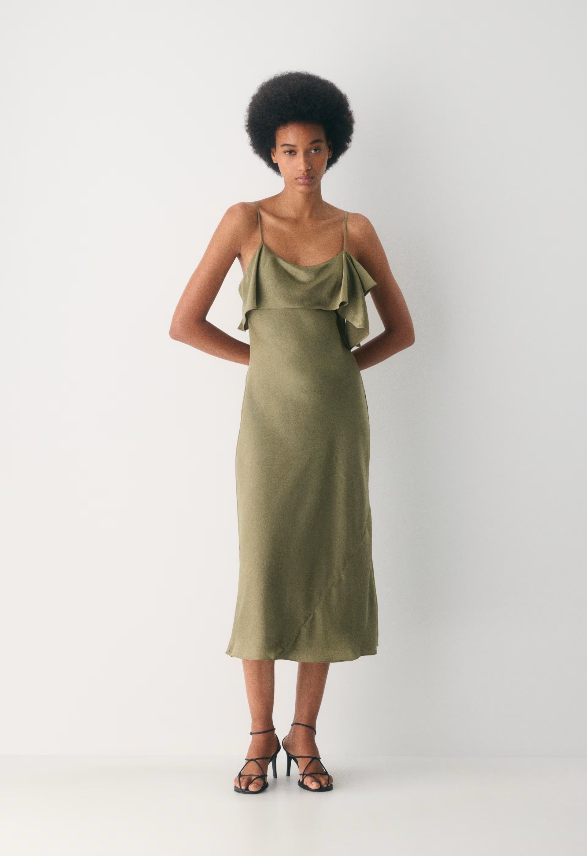 Cannelle Satin Dress - TART PINK