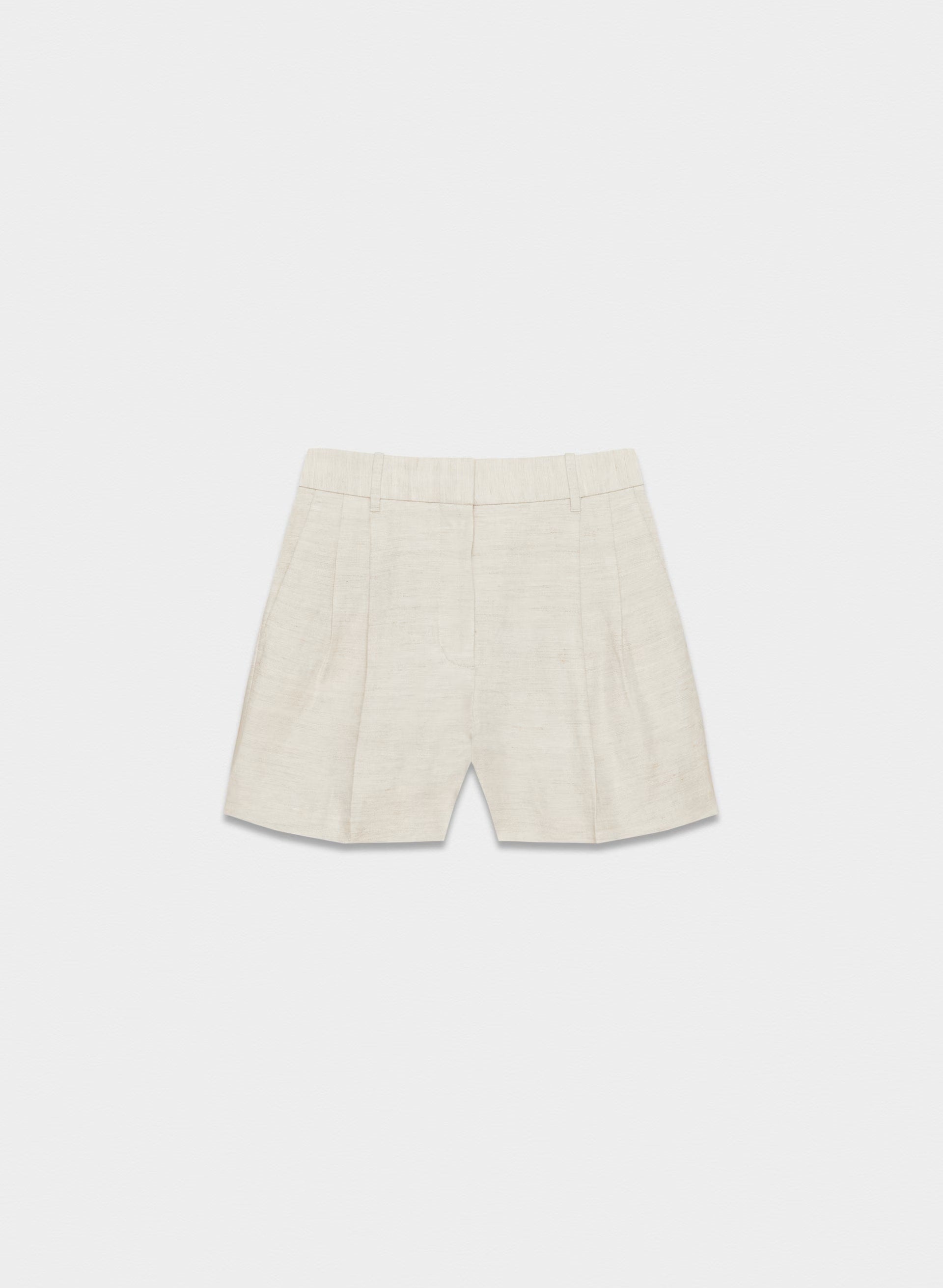 The Effortless Short™ Mid-Thigh - CruiseLinen™ - NATURAL ECRU