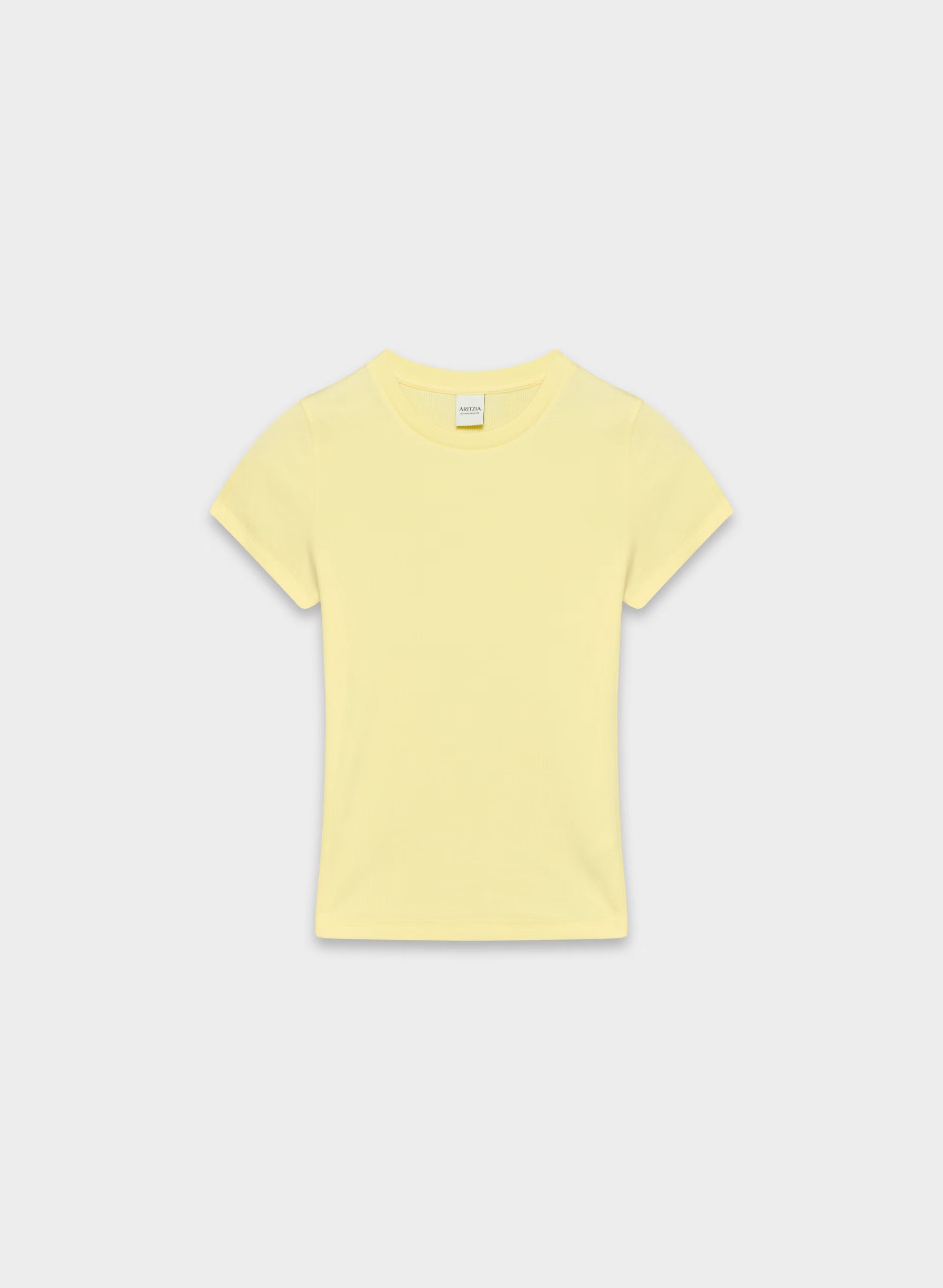 HomeStretch™ Rib Tune T-Shirt - LEMONADE