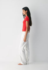 HomeStretch™ Rib Tune T-Shirt - CHERRYBOMB RED