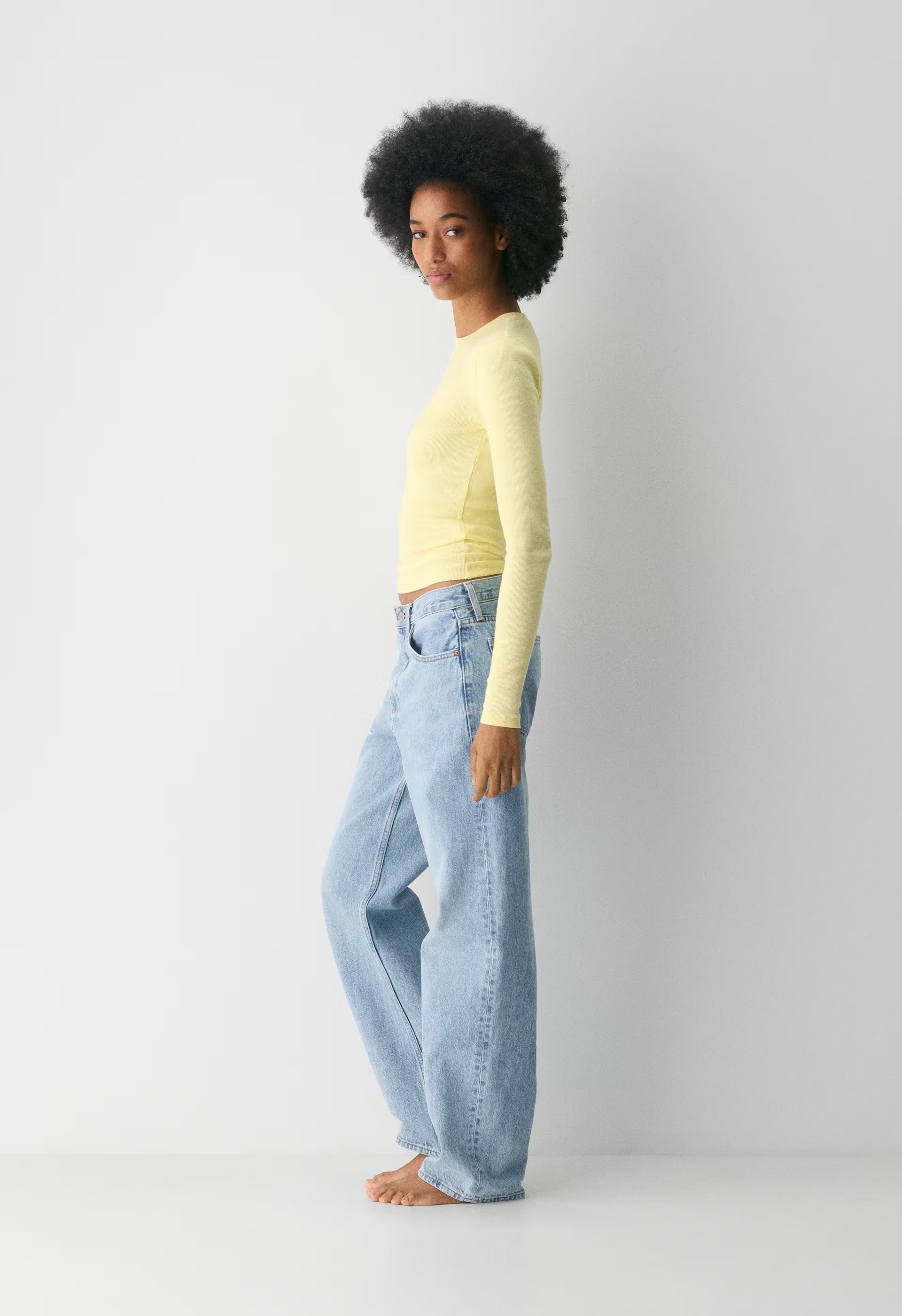 HomeStretch™ Rib Solo Longsleeve - LEMONADE