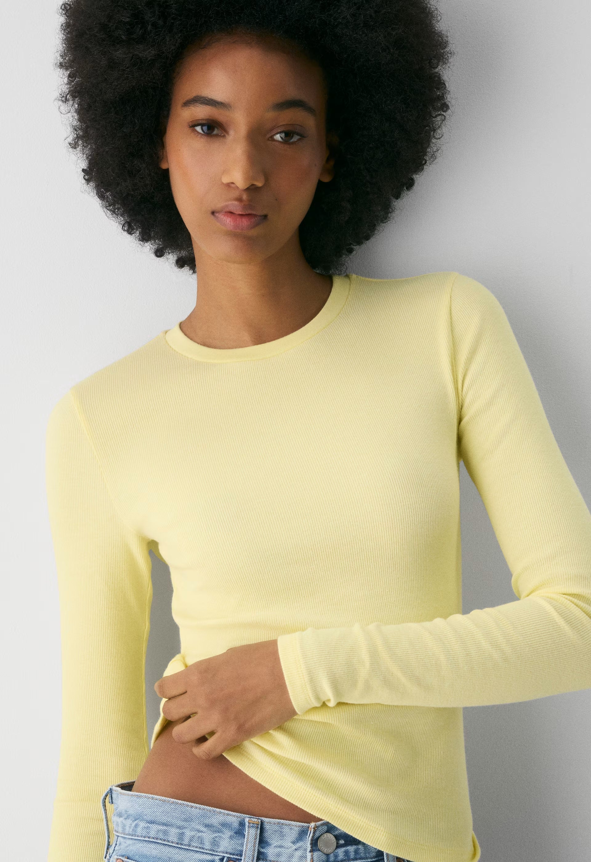 HomeStretch™ Rib Solo Longsleeve - LEMONADE