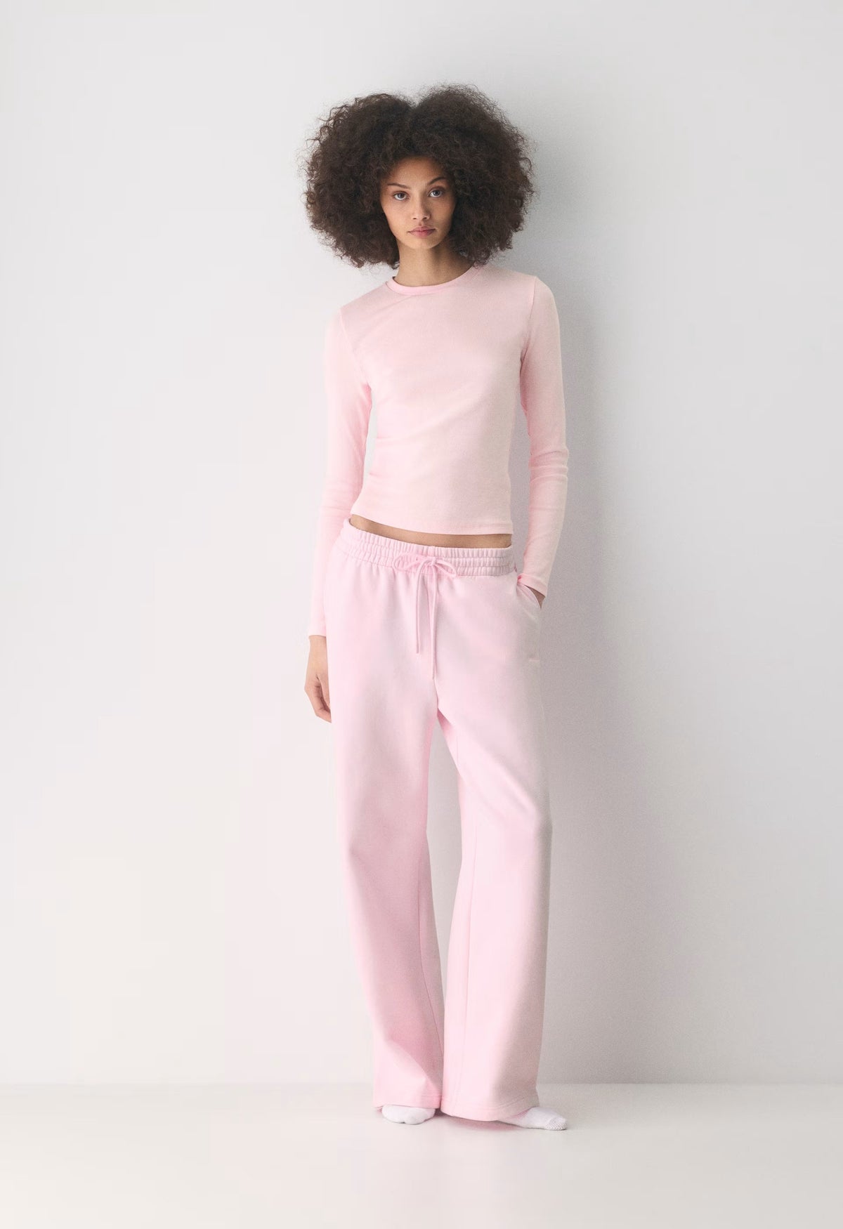 HomeStretch™ Rib Solo Longsleeve - VILLA PINK