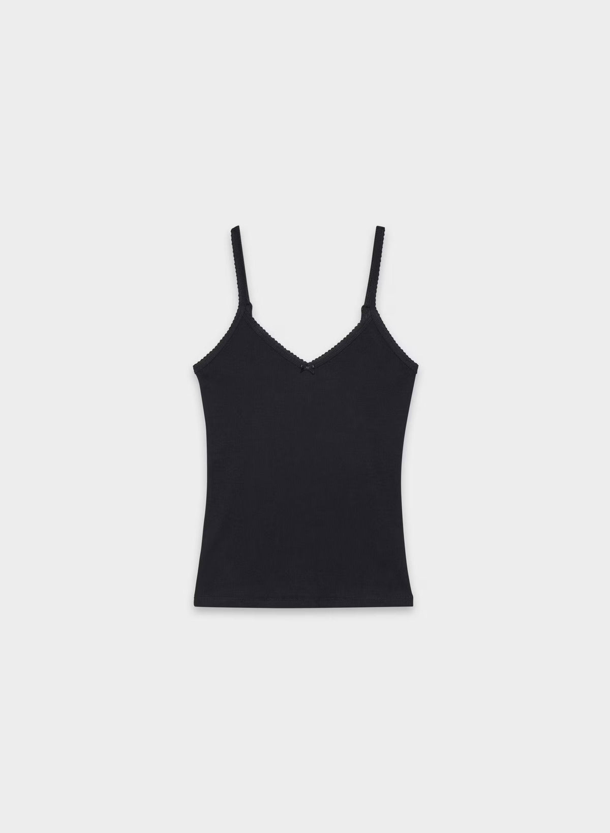 HomeStretch™ Rib Minded Cami Tank - BLACK