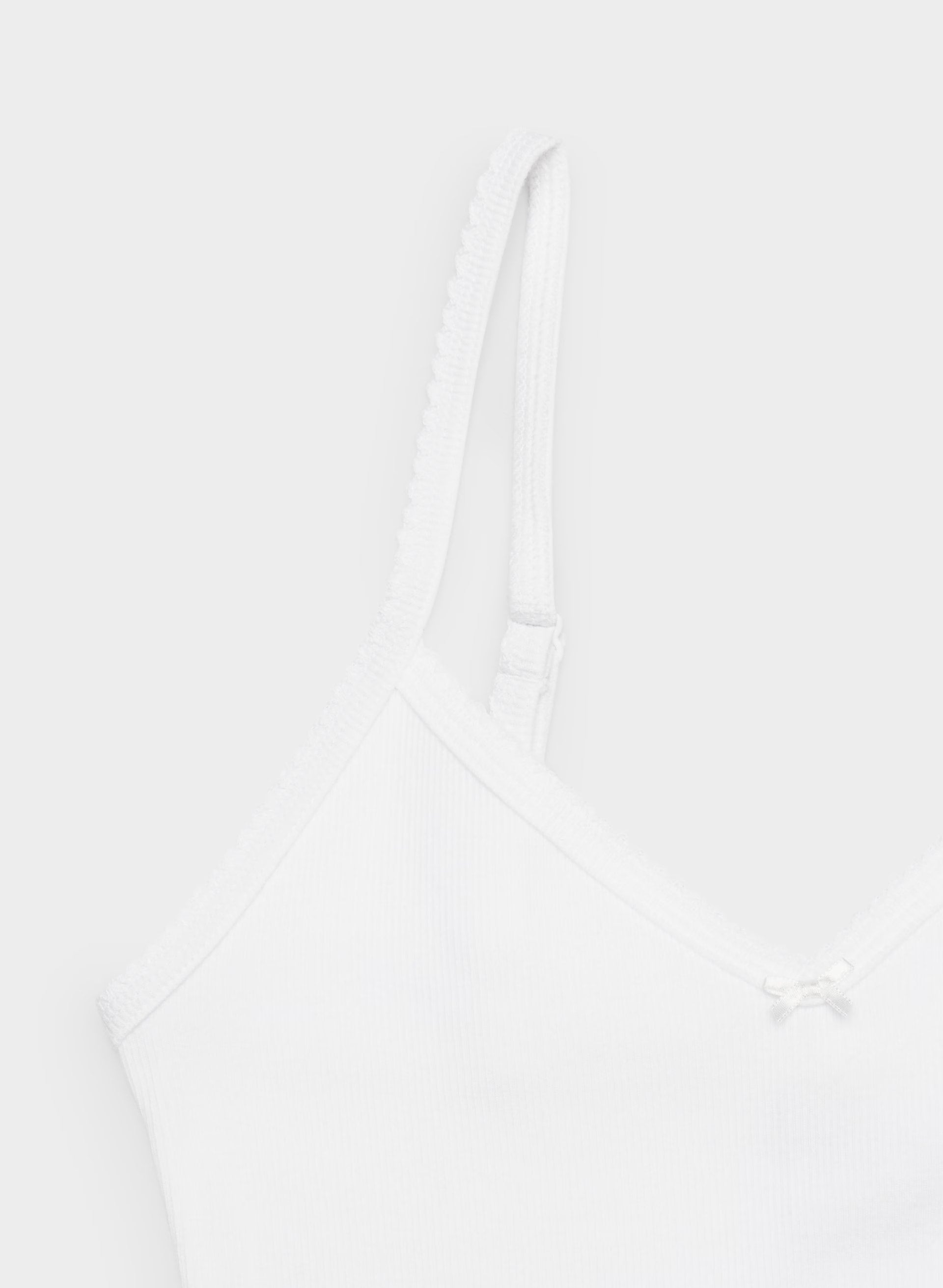 HomeStretch™ Rib Minded Cami Tank - WHITE