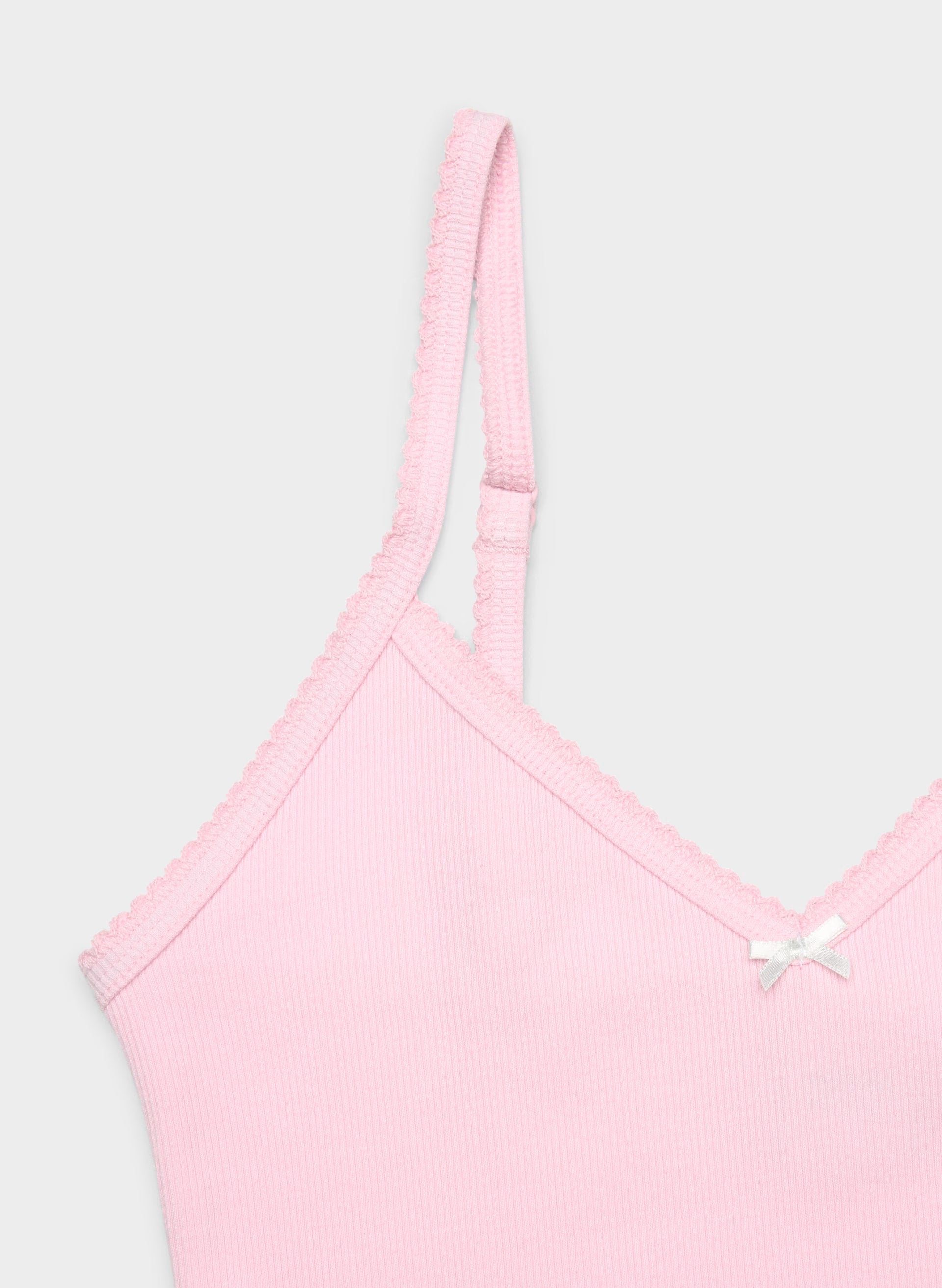 HomeStretch™ Rib Minded Cami Tank - MILKSHAKE PINK
