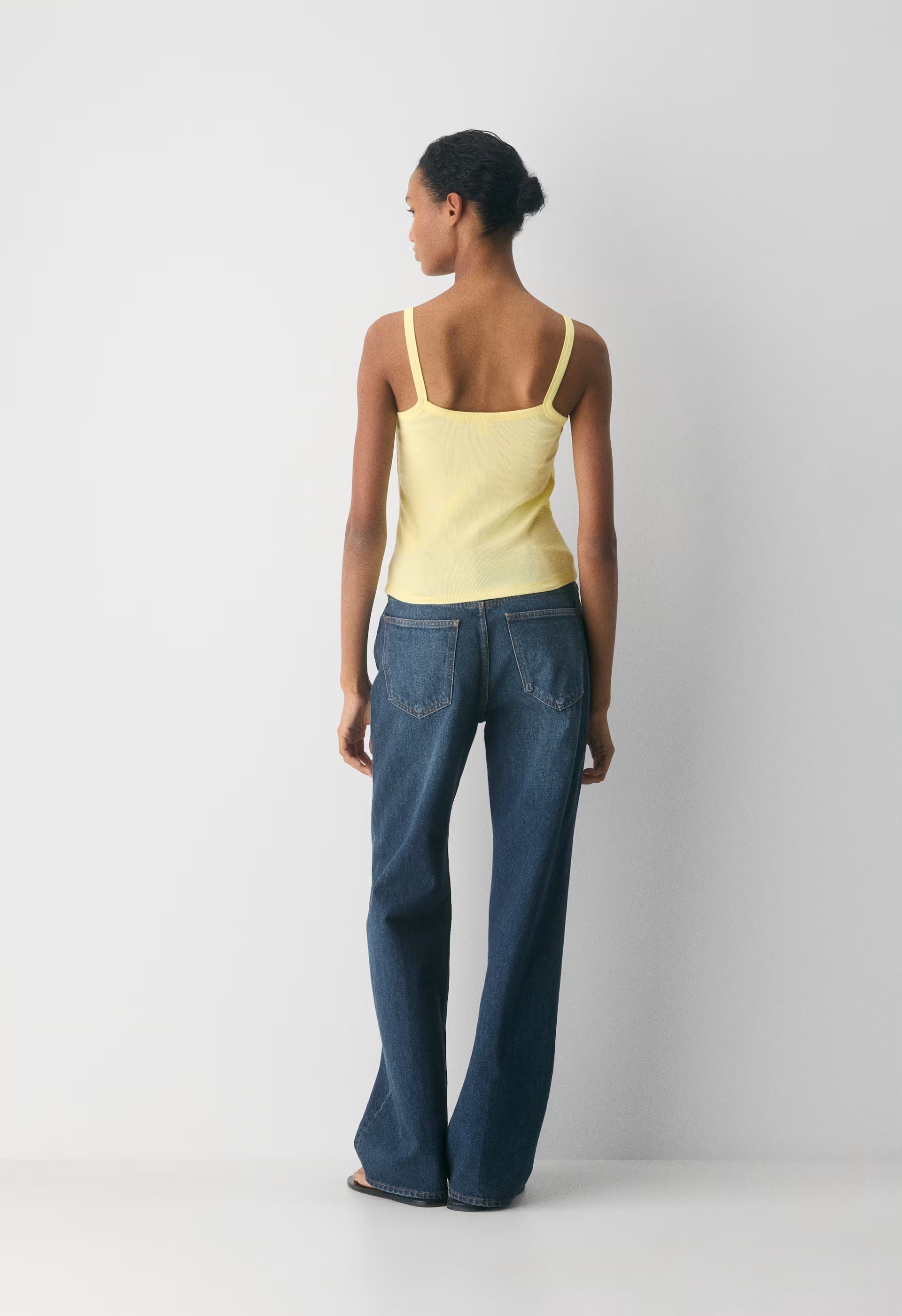 HomeStretch™ Rib Spectrum Cami Tank - LEMONADE