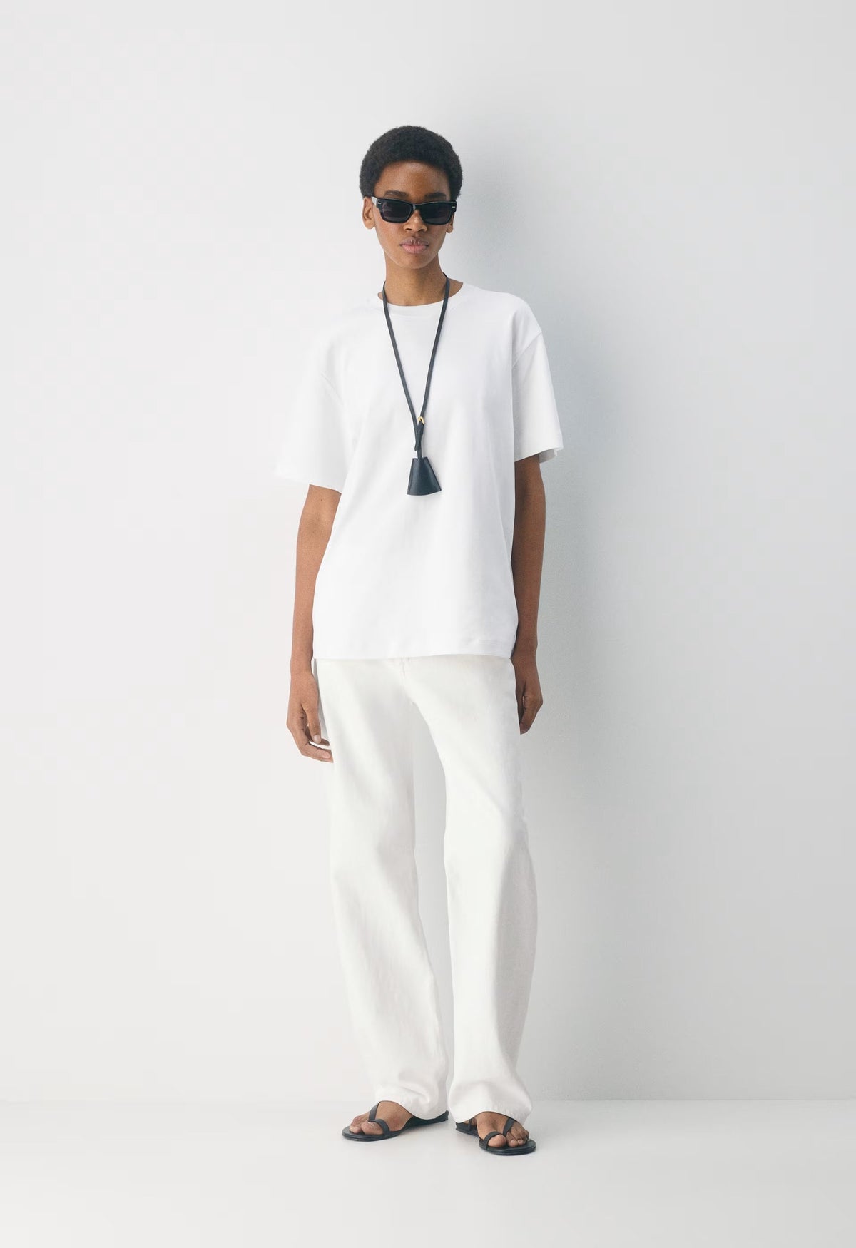 InterLock Cotton Pegasus T-Shirt - WHITE