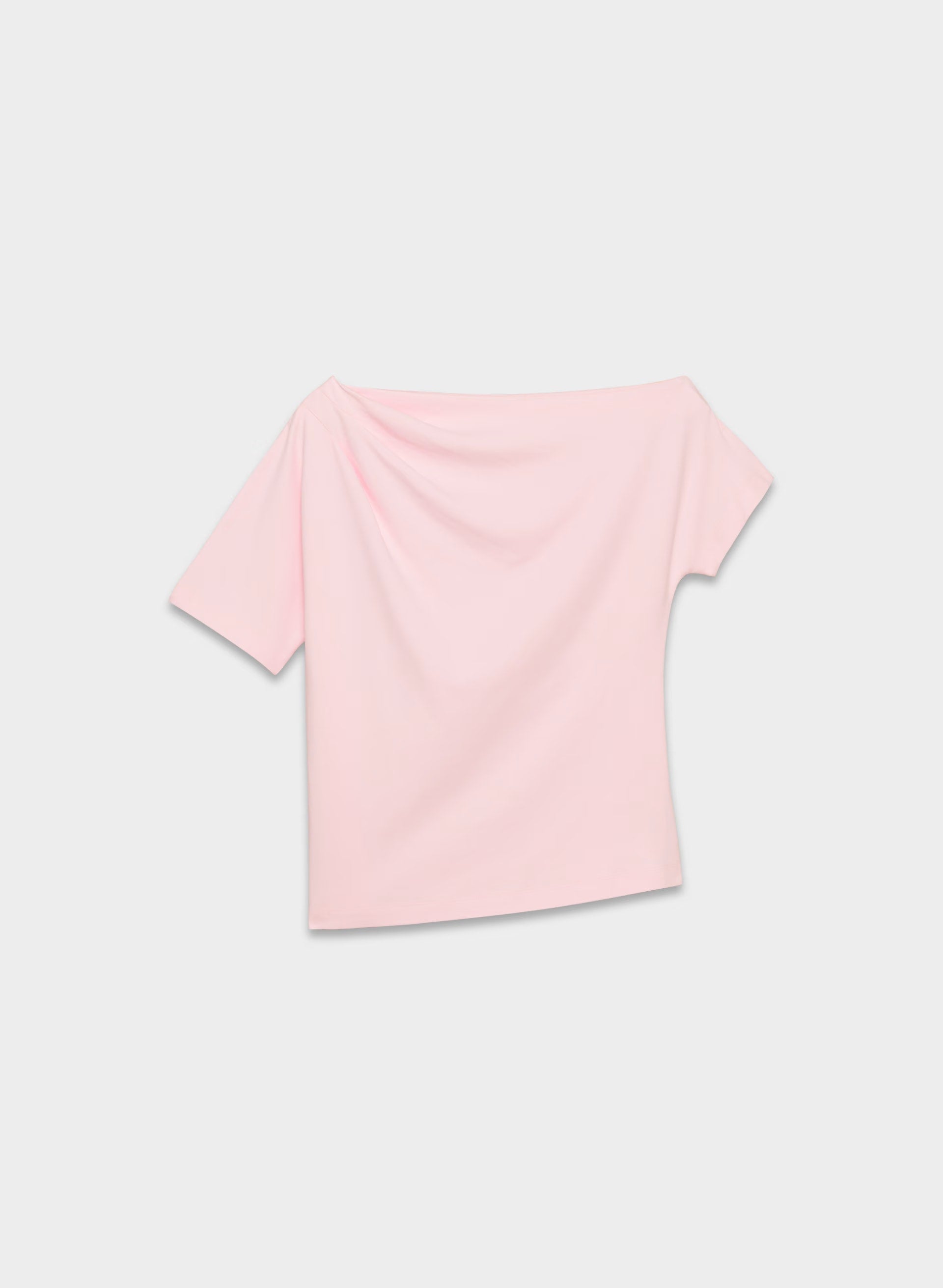 InterLock Cotton Script Top - VILLA PINK