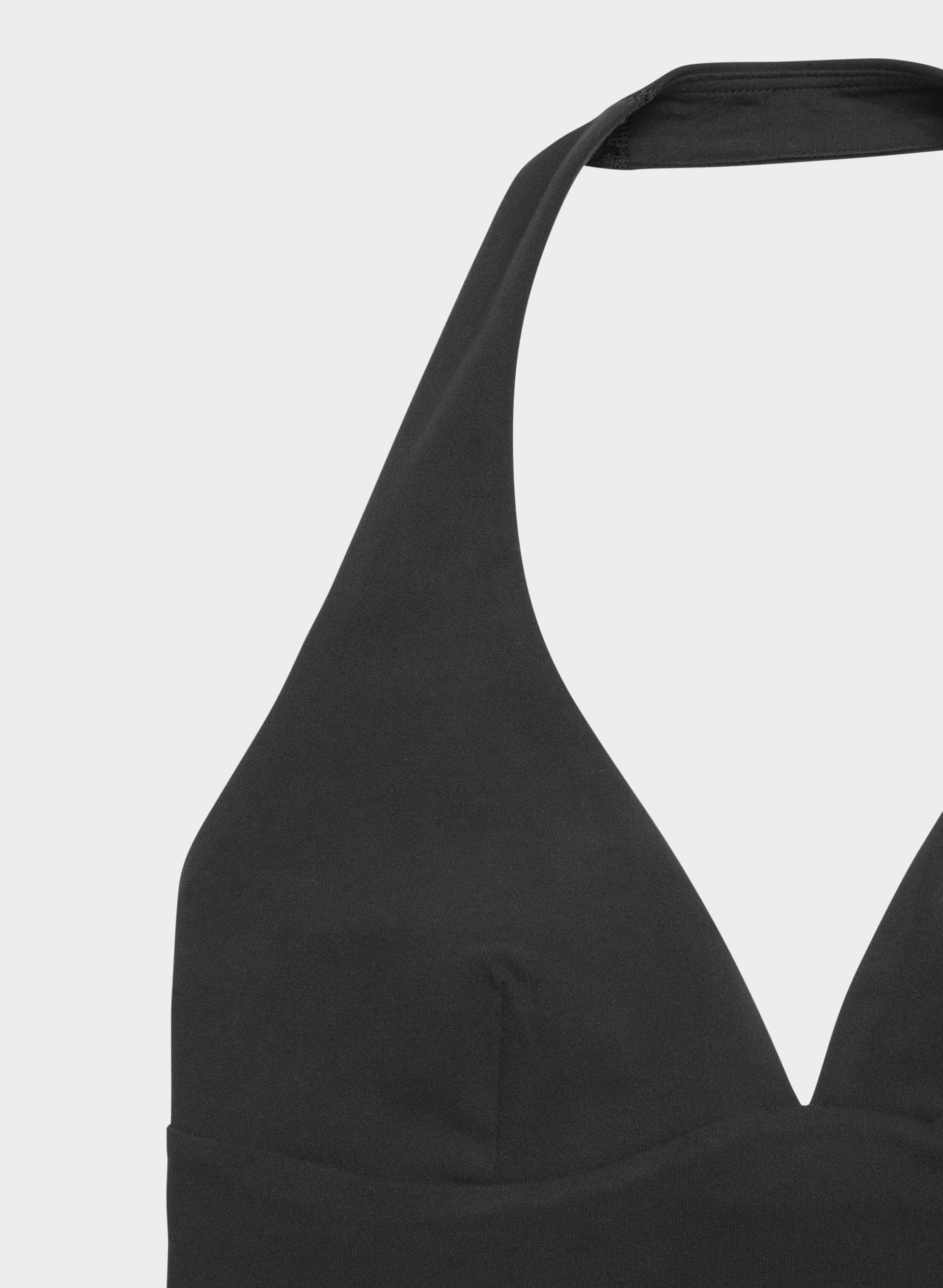BUTTER Riley Halter Top - BLACK