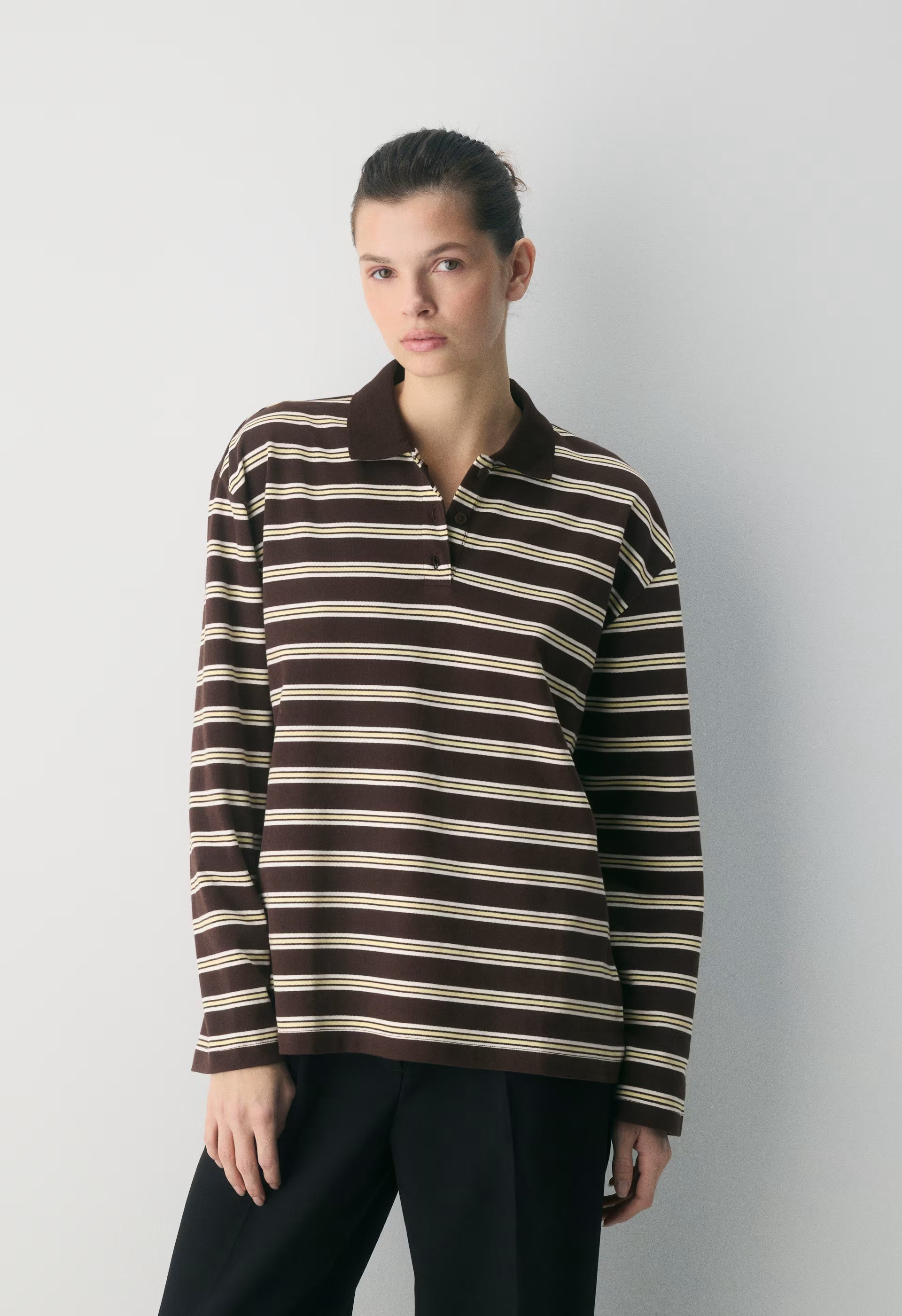 InterLock Cotton Eton Longsleeve - RCHMCHBRWN /LEMONADE