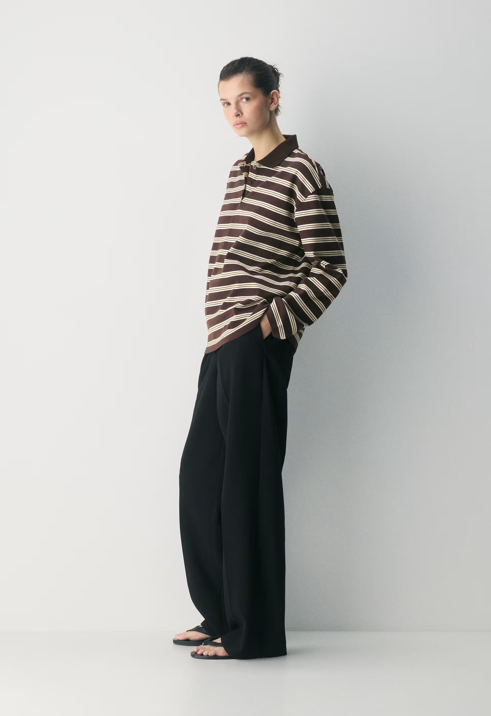 InterLock Cotton Eton Longsleeve - RCHMCHBRWN /LEMONADE