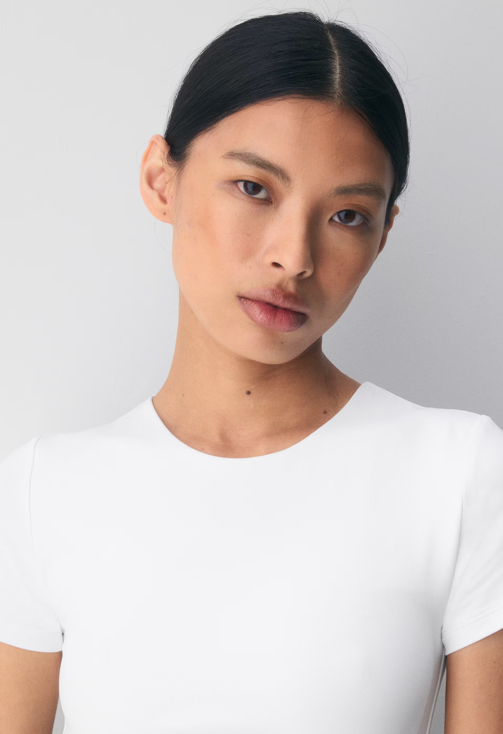 Original Contour Marvel Crew Waist T-Shirt - BRIGHT WHITE
