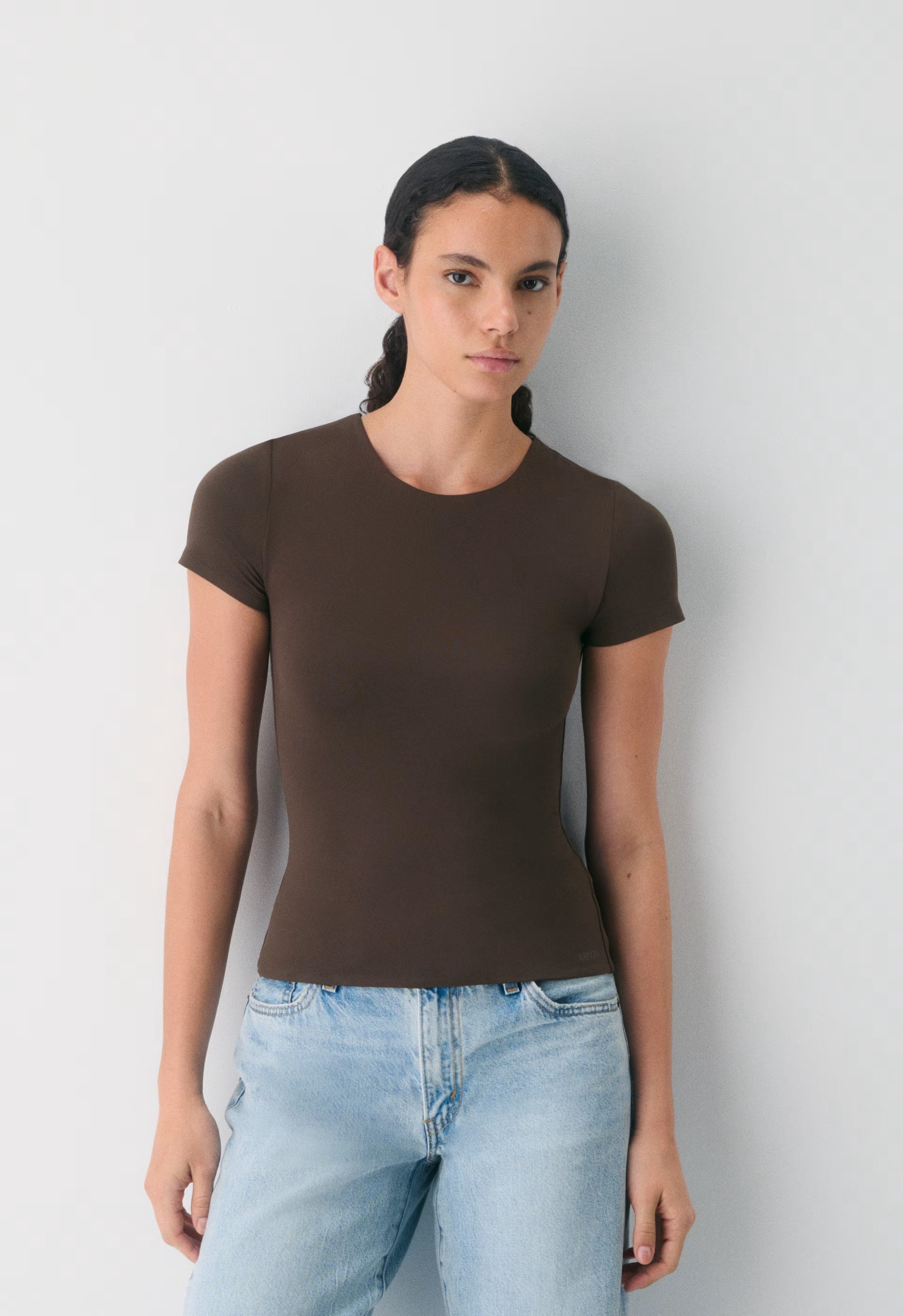 Original Contour Marvel Crew T-Shirt - RICH MOCHA BROWN