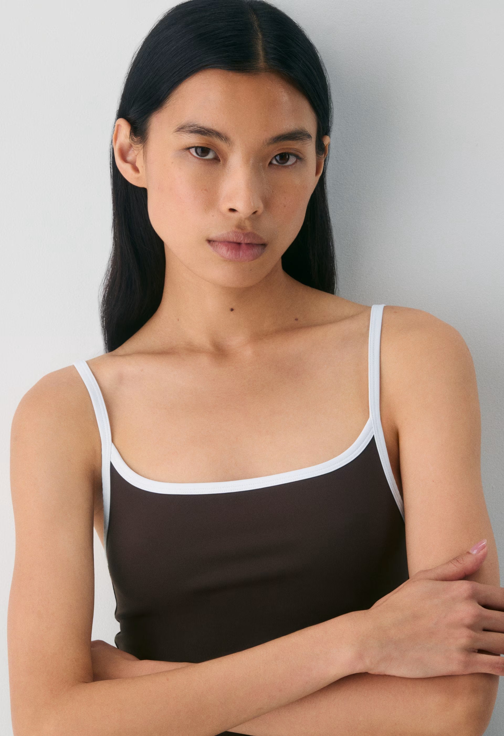 Original Contour Swoop Cami Tank - RCH MCH BRN/MTRPLS TP