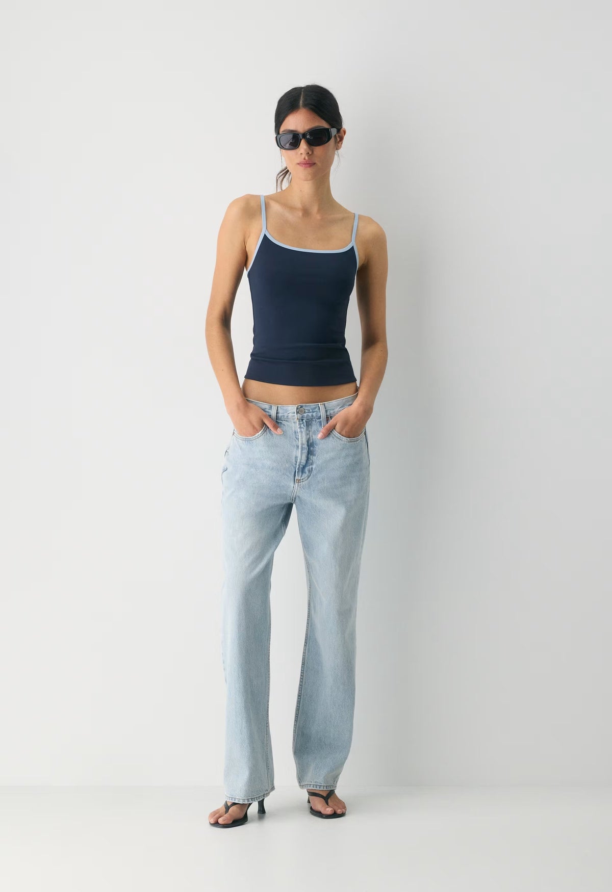 Original Contour Swoop Cami Tank - ADMRL/RPPL BLU