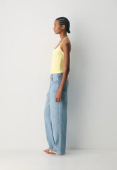 HomeStretch™ Smooth Deejay Halter Top - LEMONADE
