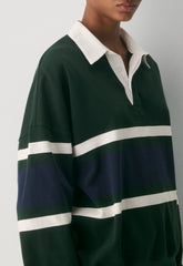 Mighty Cotton™ Lomu Polo - FIGTREE GRN/ADMIRAL