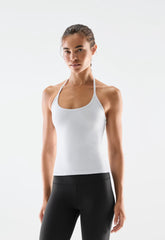 LIFE Essential Cami Halter Top - BRIGHT WHITE