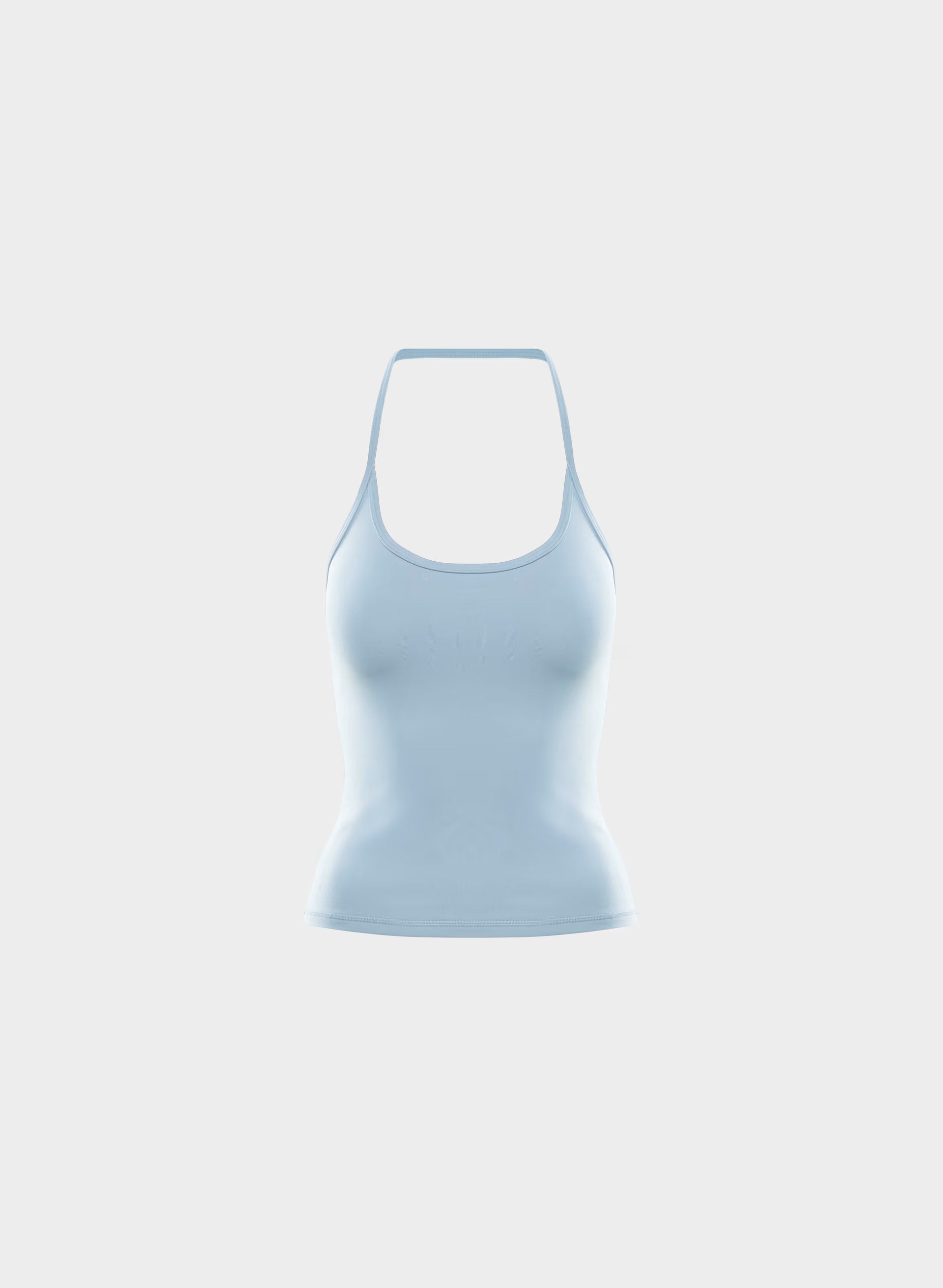 LIFE Essential Cami Halter Top - RIPPLE BLUE