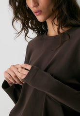 InterLock Cotton Steps Longsleeve - RICH MOCHA BROWN