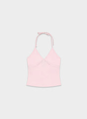 HomeStretch™ Smooth Slowjam Halter Top - VILLA PINK