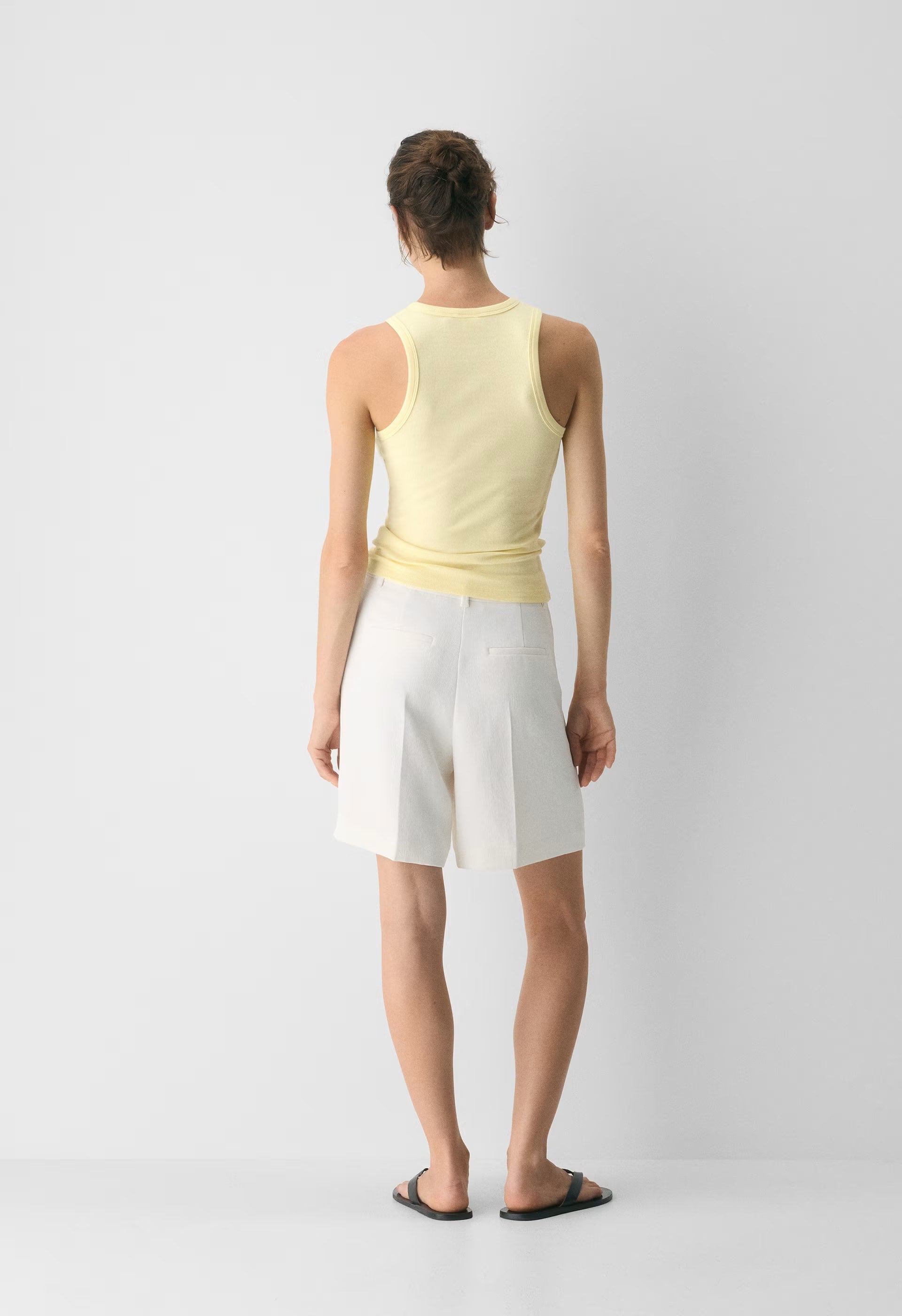 HomeStretch™ Rib Boombox Tank - HEATHER CLOUD WHITE