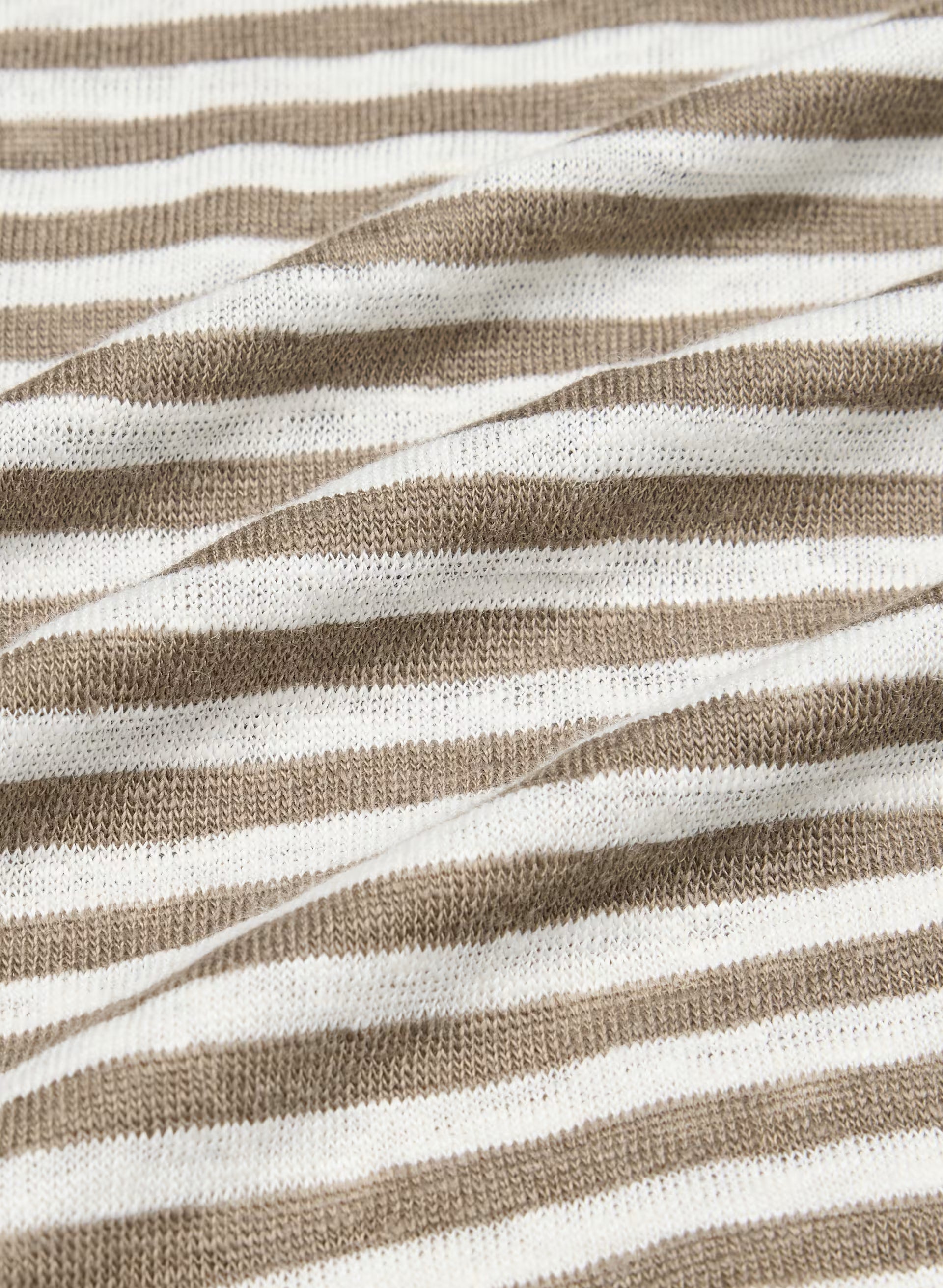 Loom Linen Quay T-Shirt - FOLIO BROWN /LT BIRCH