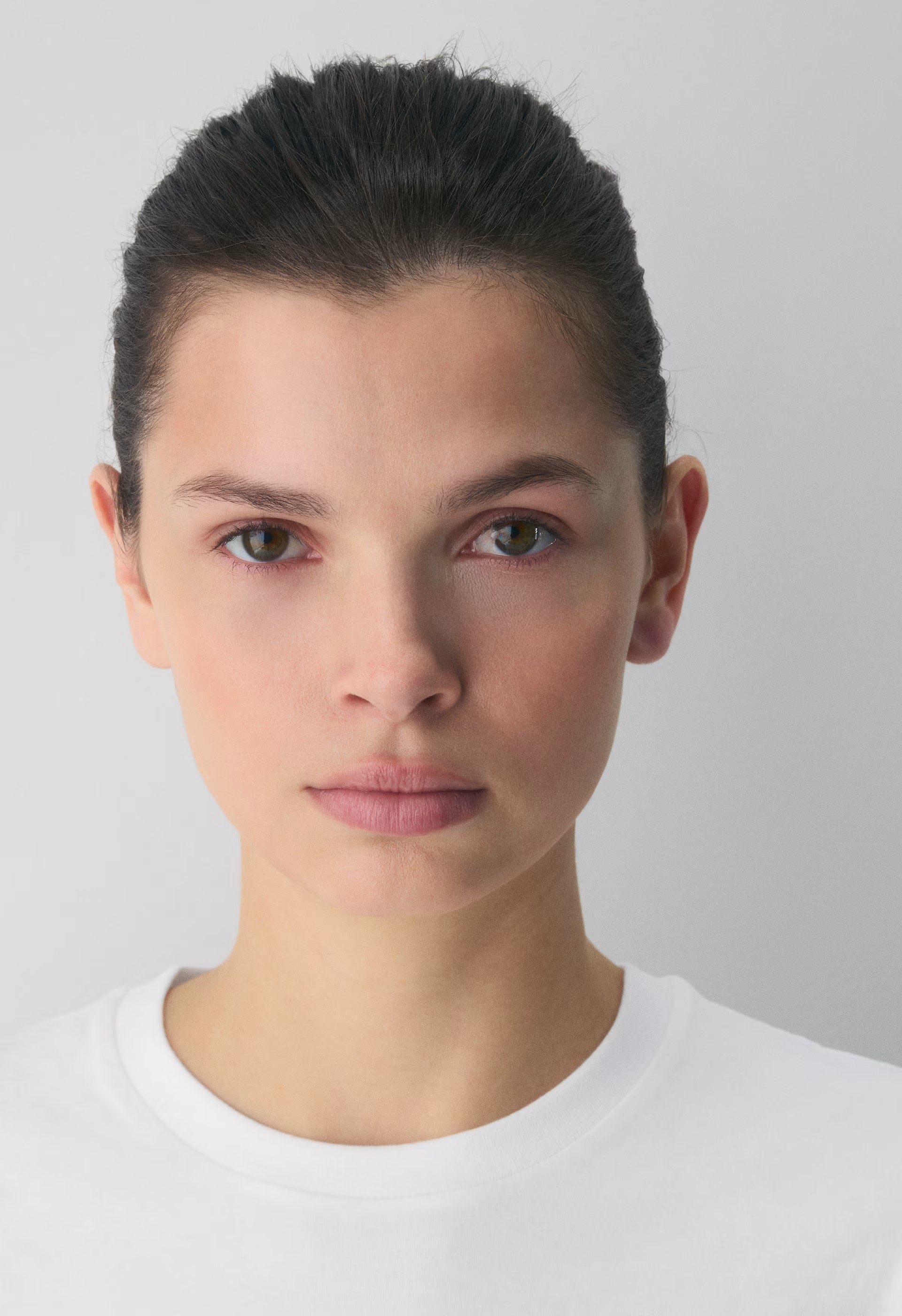 Key Cotton Eira T-Shirt - HEATHER CHROME