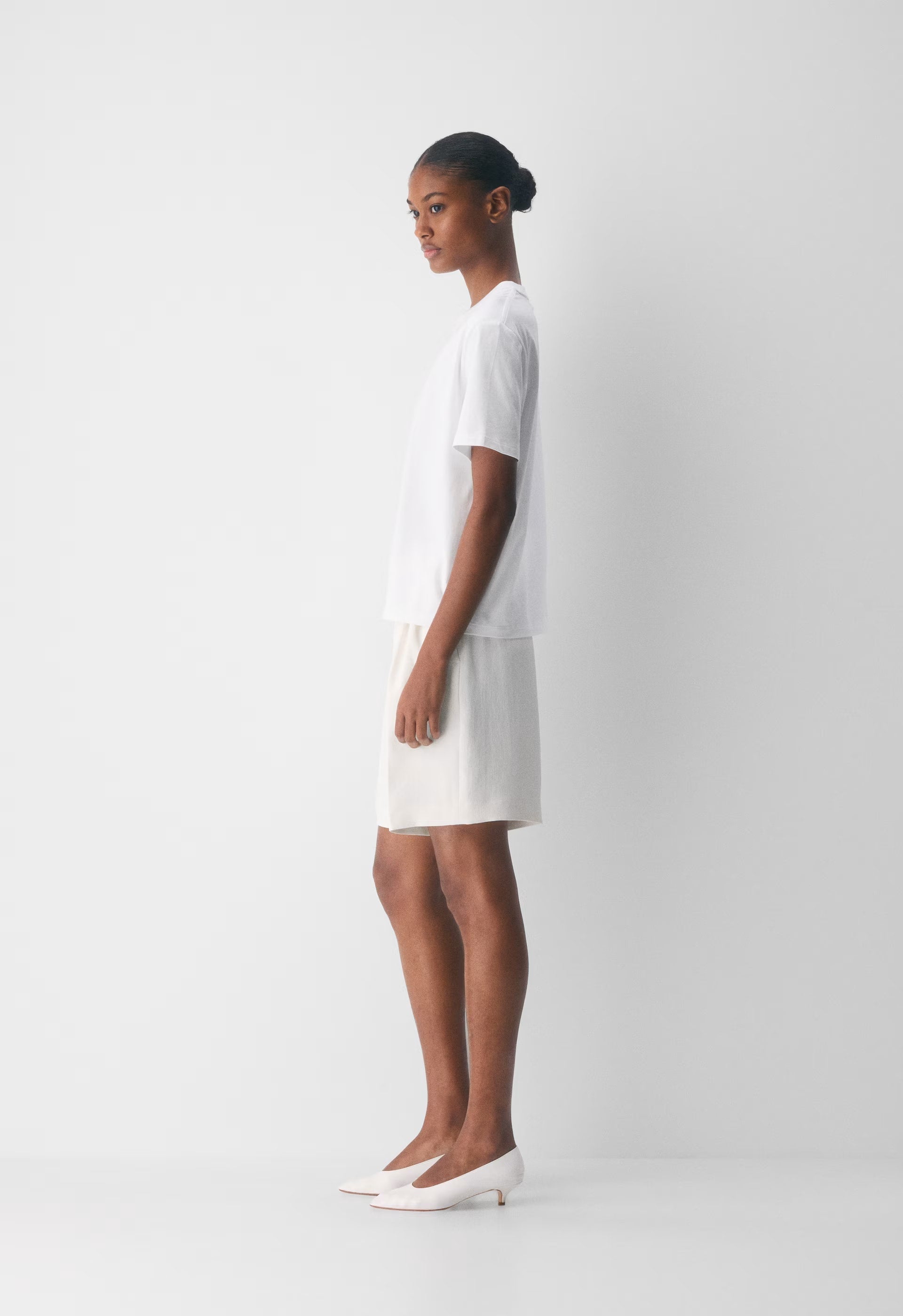Key Cotton Thessa T-Shirt - WHITE