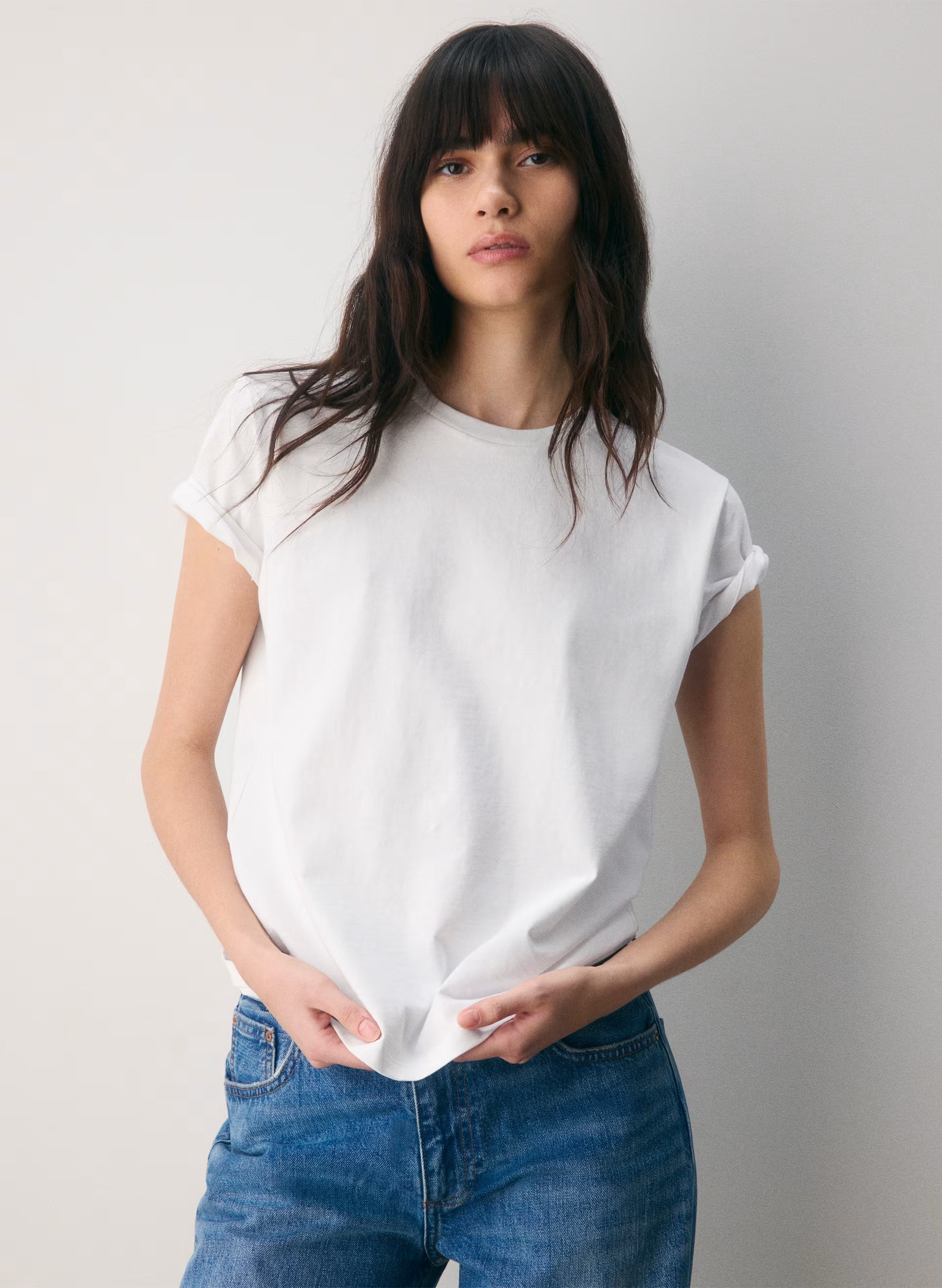 Key Cotton Thessa T-Shirt - WHITE