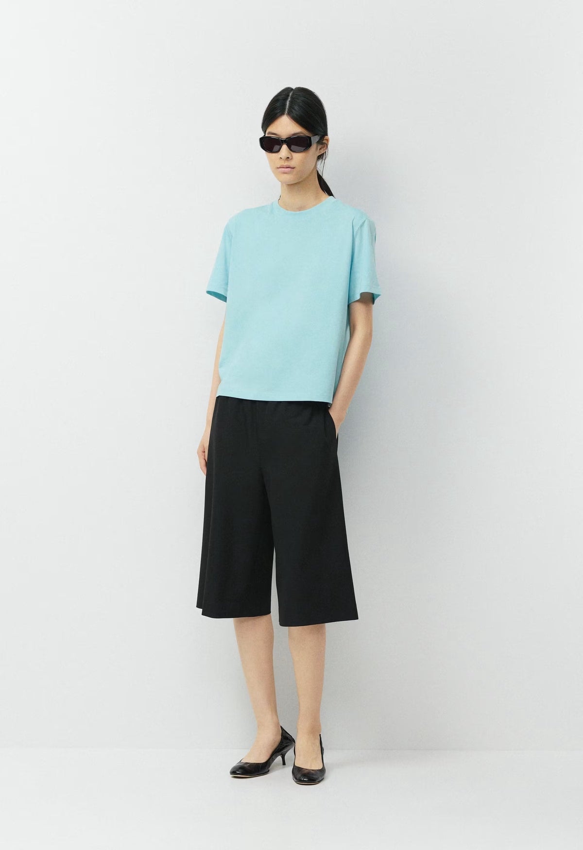 Key Cotton Thessa T-Shirt - PANORAMA BLUE